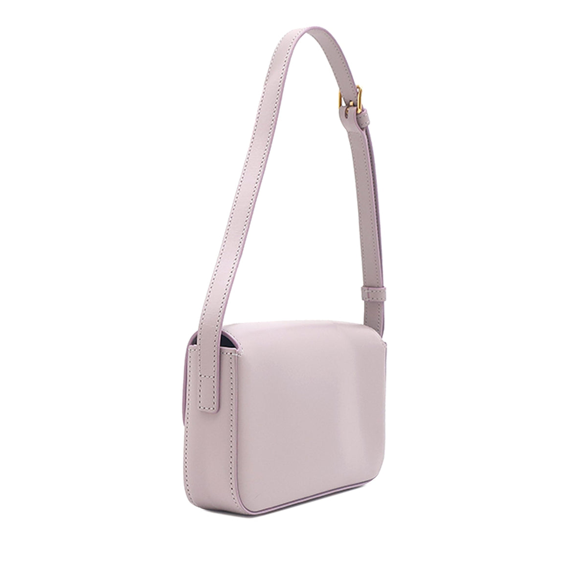 Celine Shiny Calfskin Triomphe Claude Shoulder Bag