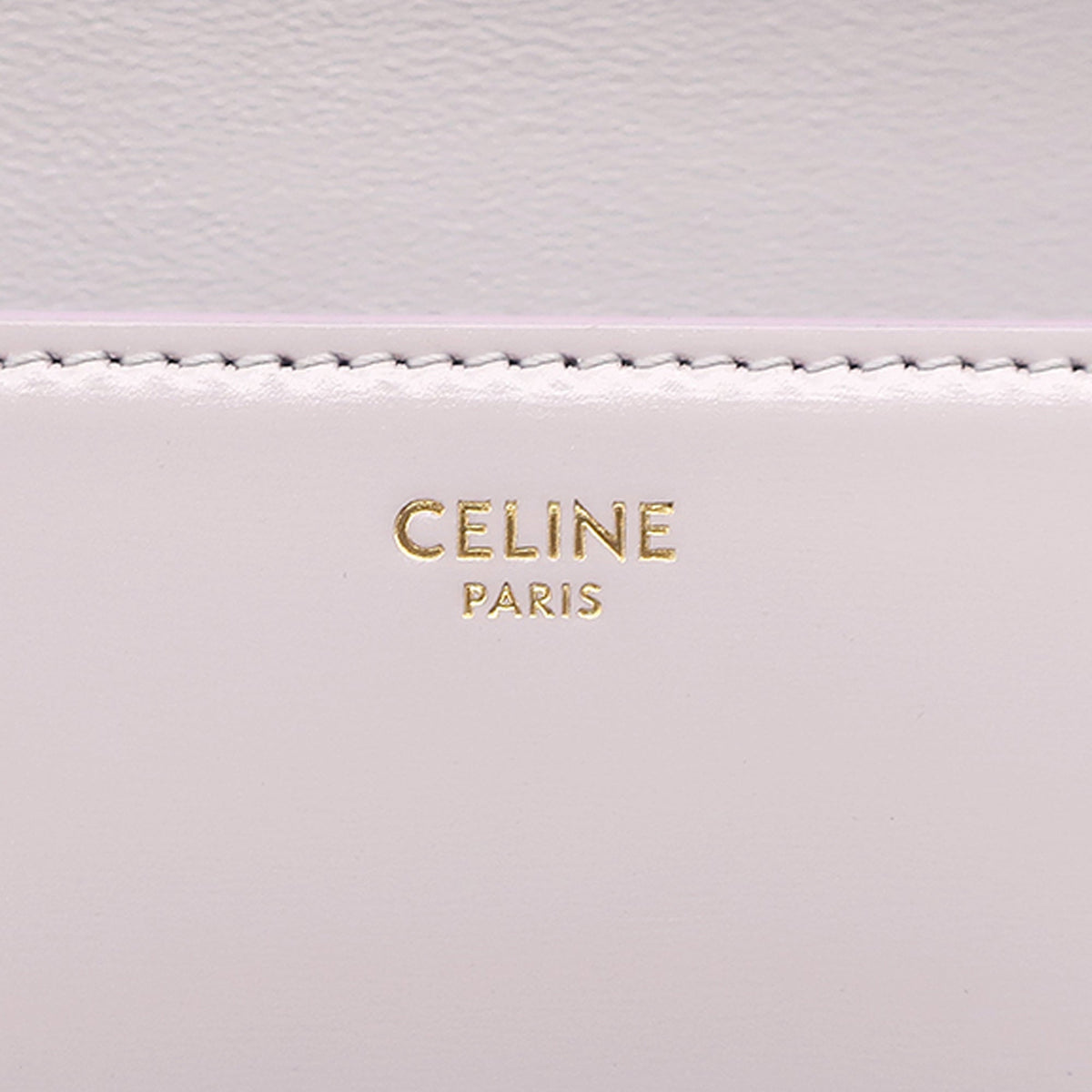 Celine Shiny Calfskin Triomphe Claude Shoulder Bag