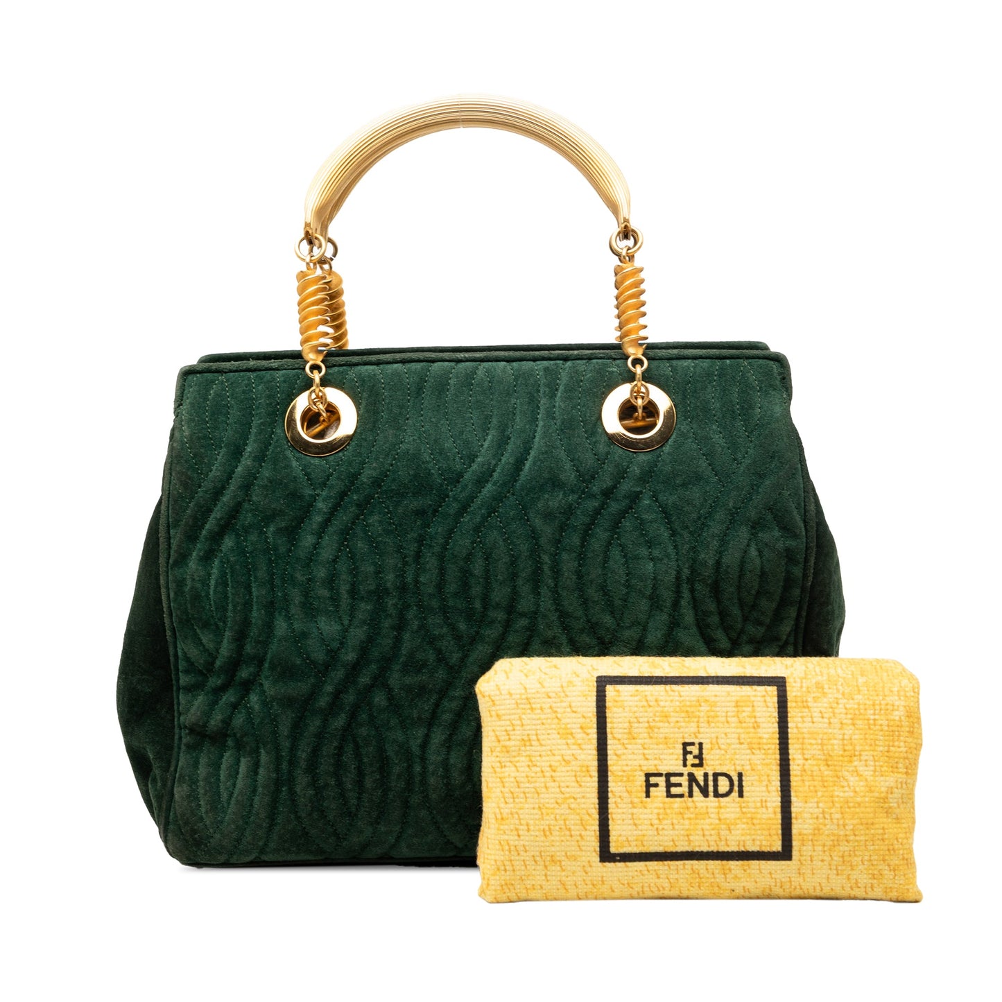 Fendi Suede Pasta Handbag