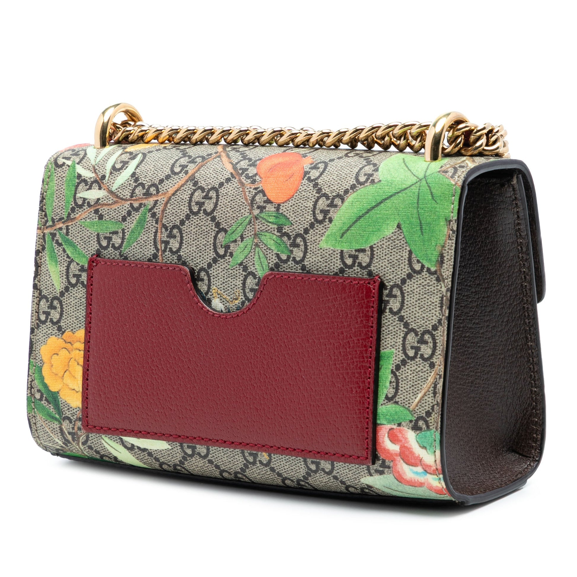 Gucci Small GG Supreme Tian Padlock Crossbody
