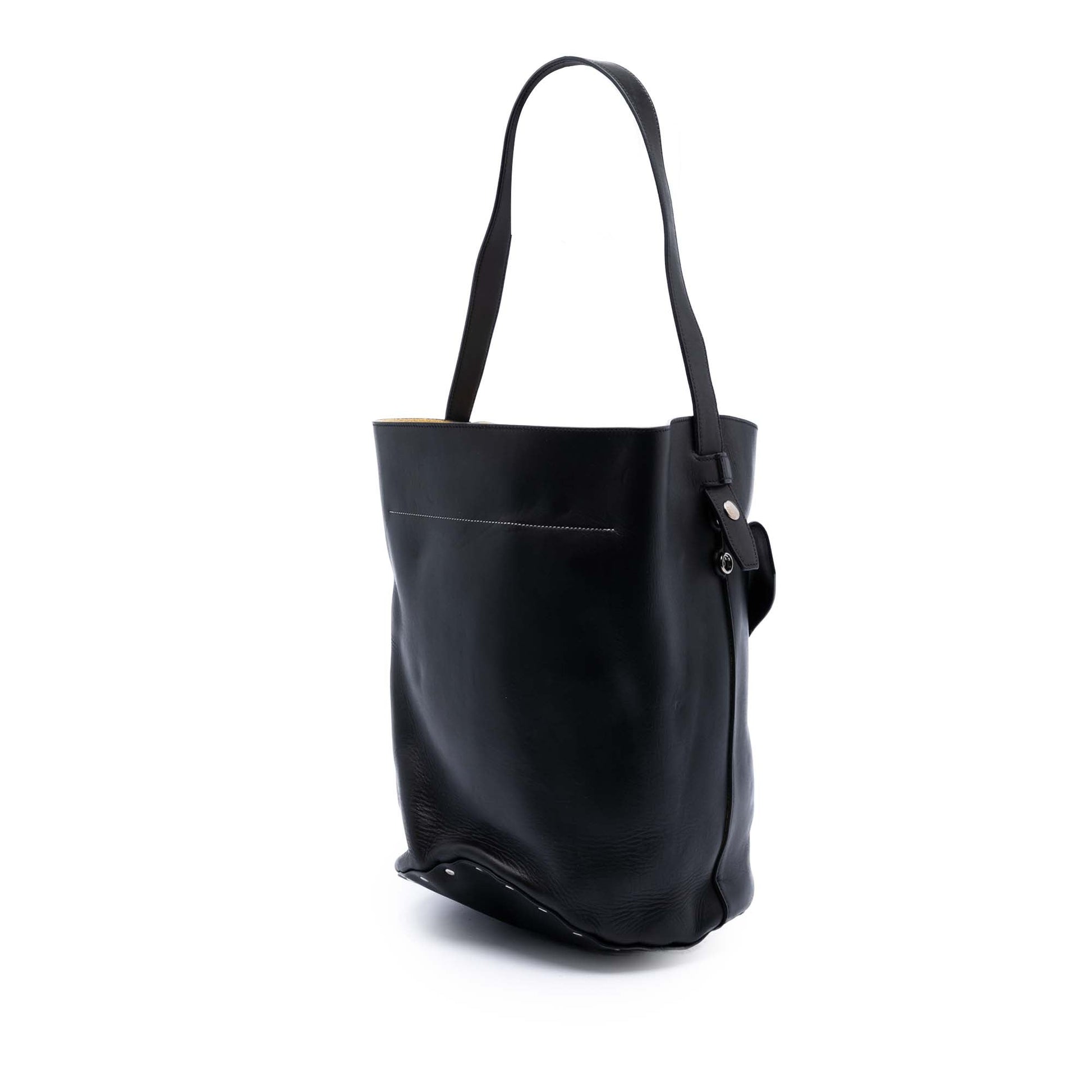 Celine Leather Biker Bucket Bag