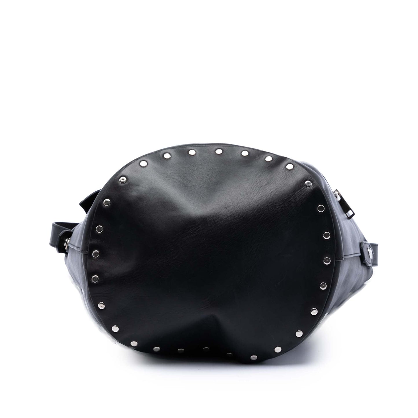 Celine Leather Biker Bucket Bag