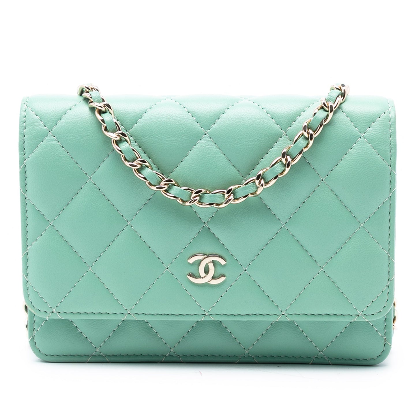 Chanel Mini CC Quilted Lambskin Wallet On Chain