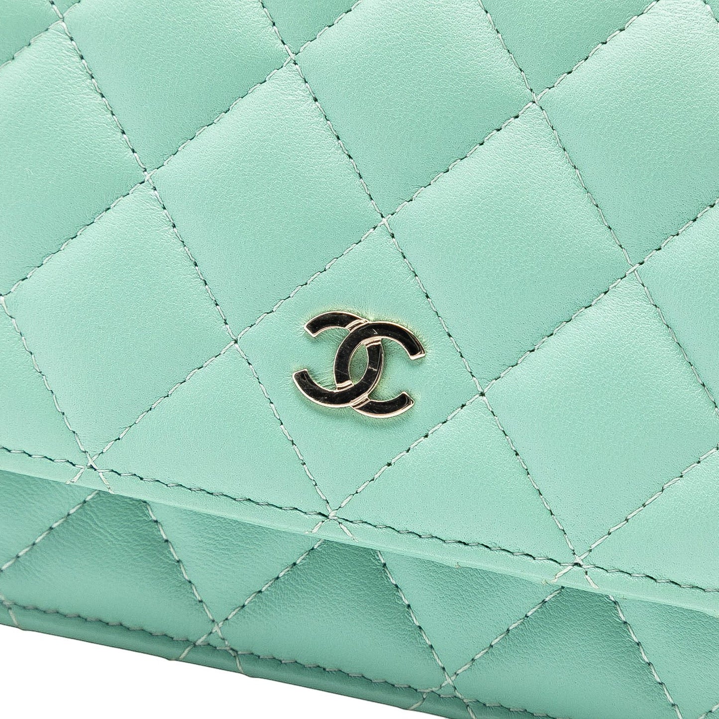 Chanel Mini CC Quilted Lambskin Wallet On Chain