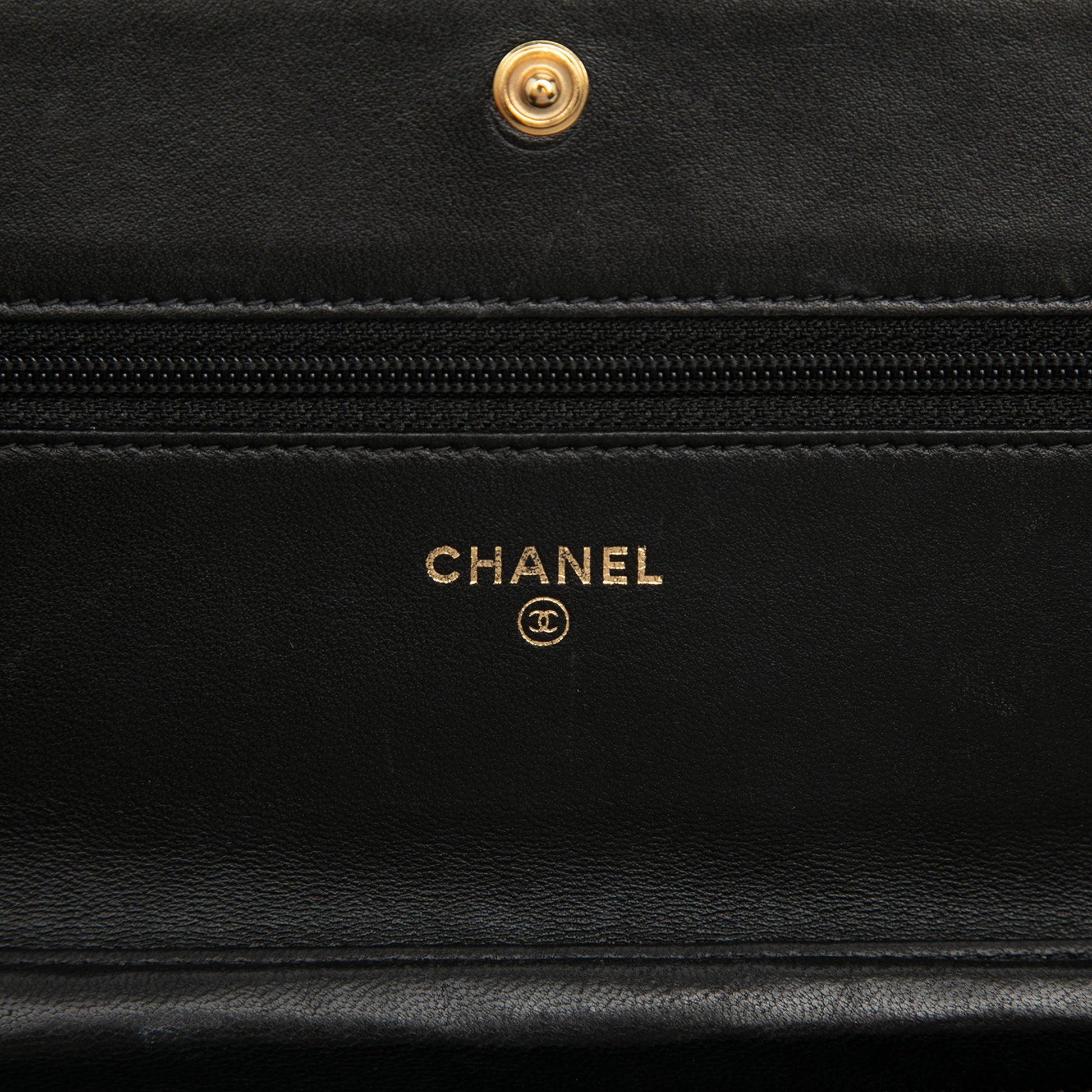 Chanel Quilted Lambskin Crest Wallet On Chain