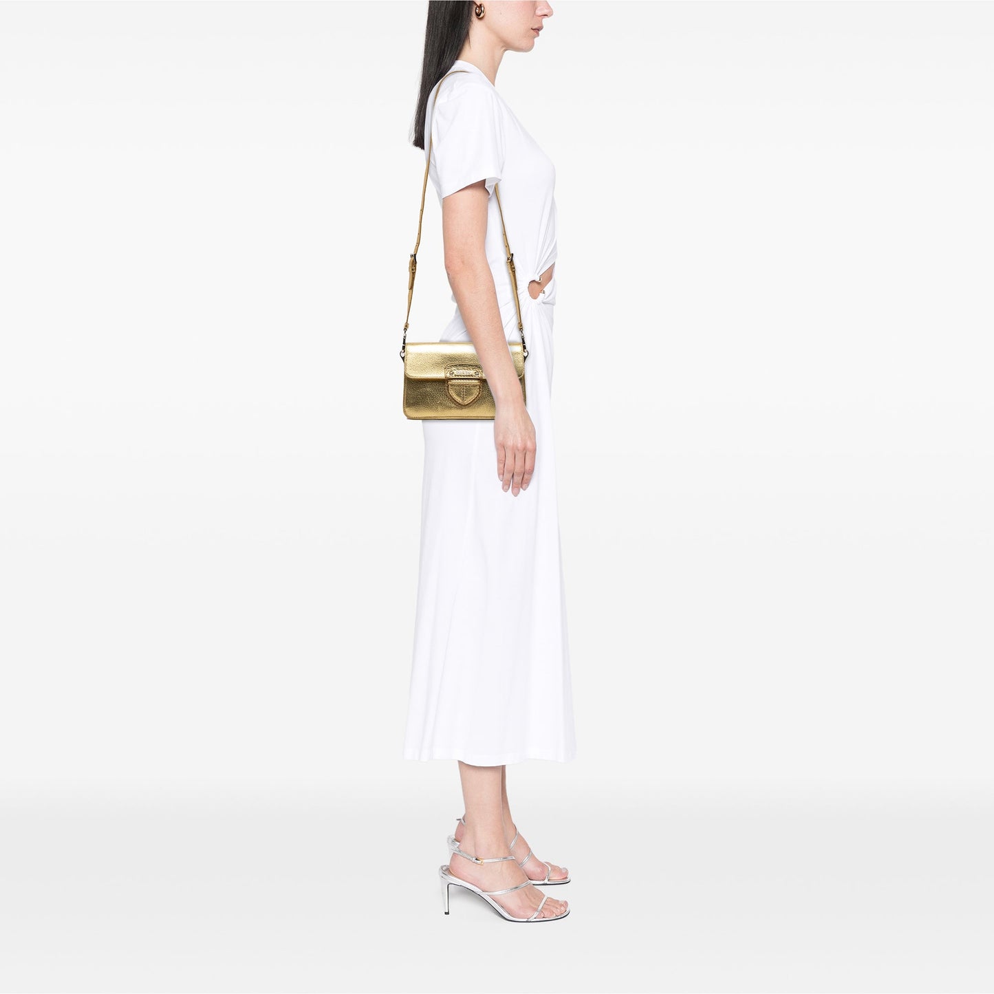 Prada Metallic Cinghiale Crossbody