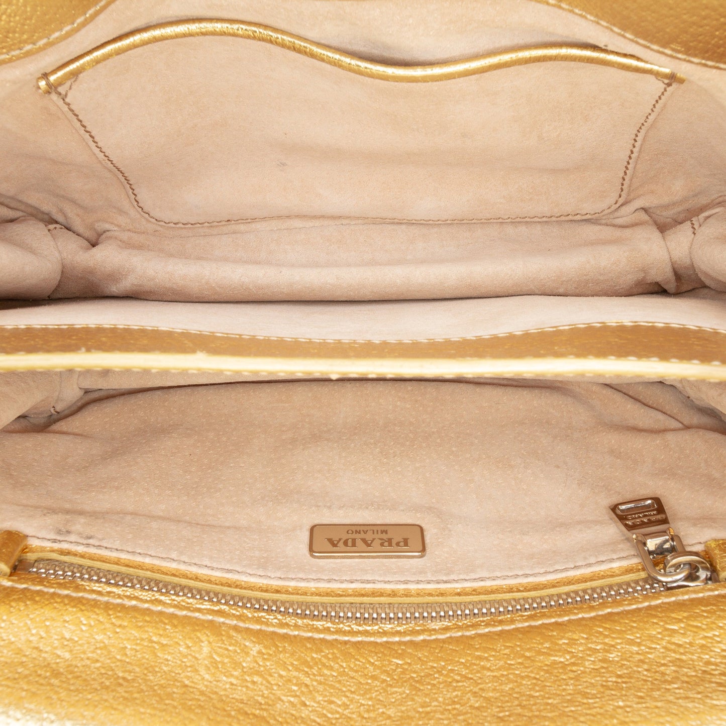 Prada Metallic Cinghiale Crossbody