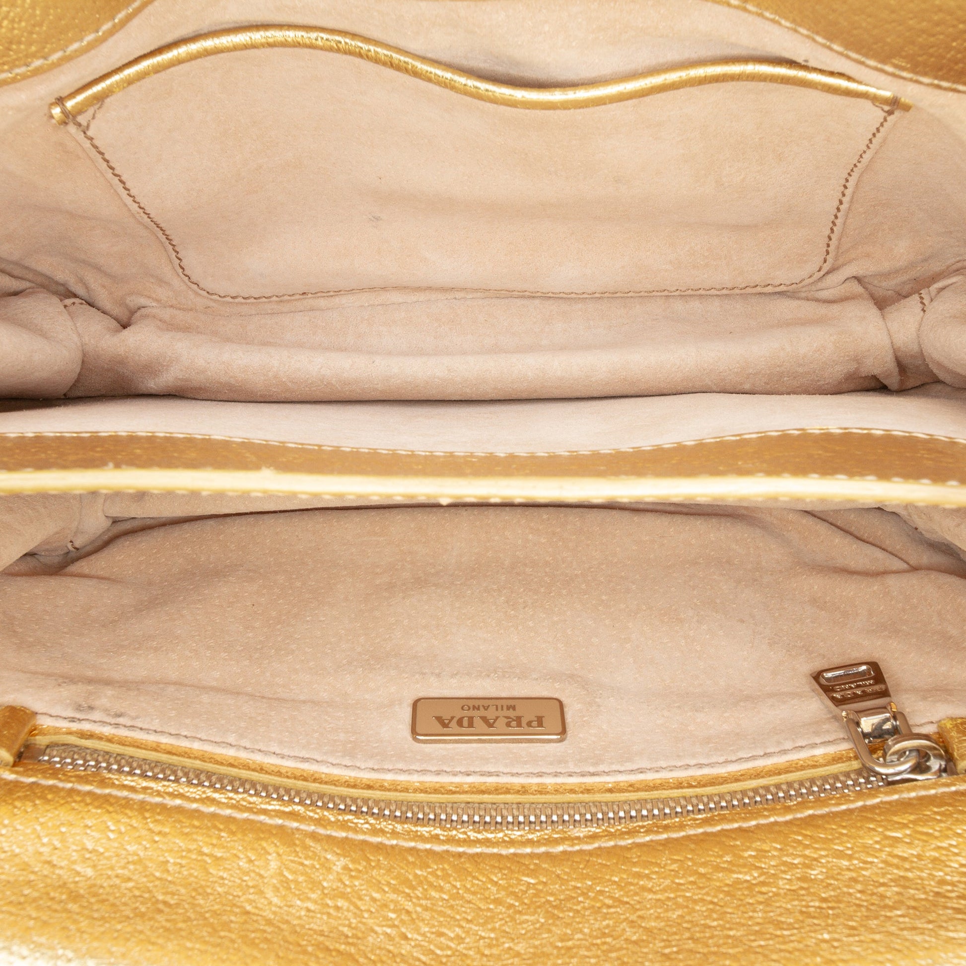 Prada Metallic Cinghiale Crossbody