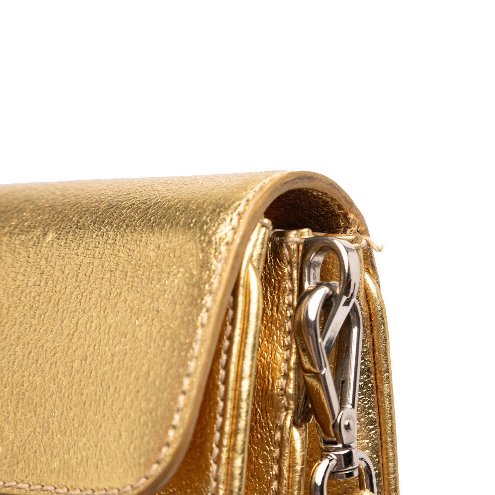 Prada Metallic Cinghiale Crossbody