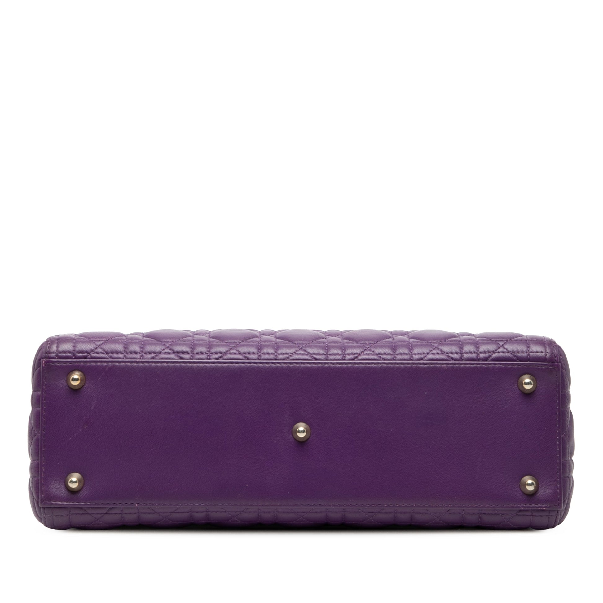 Dior Large Lambskin Cannage Lady Dior