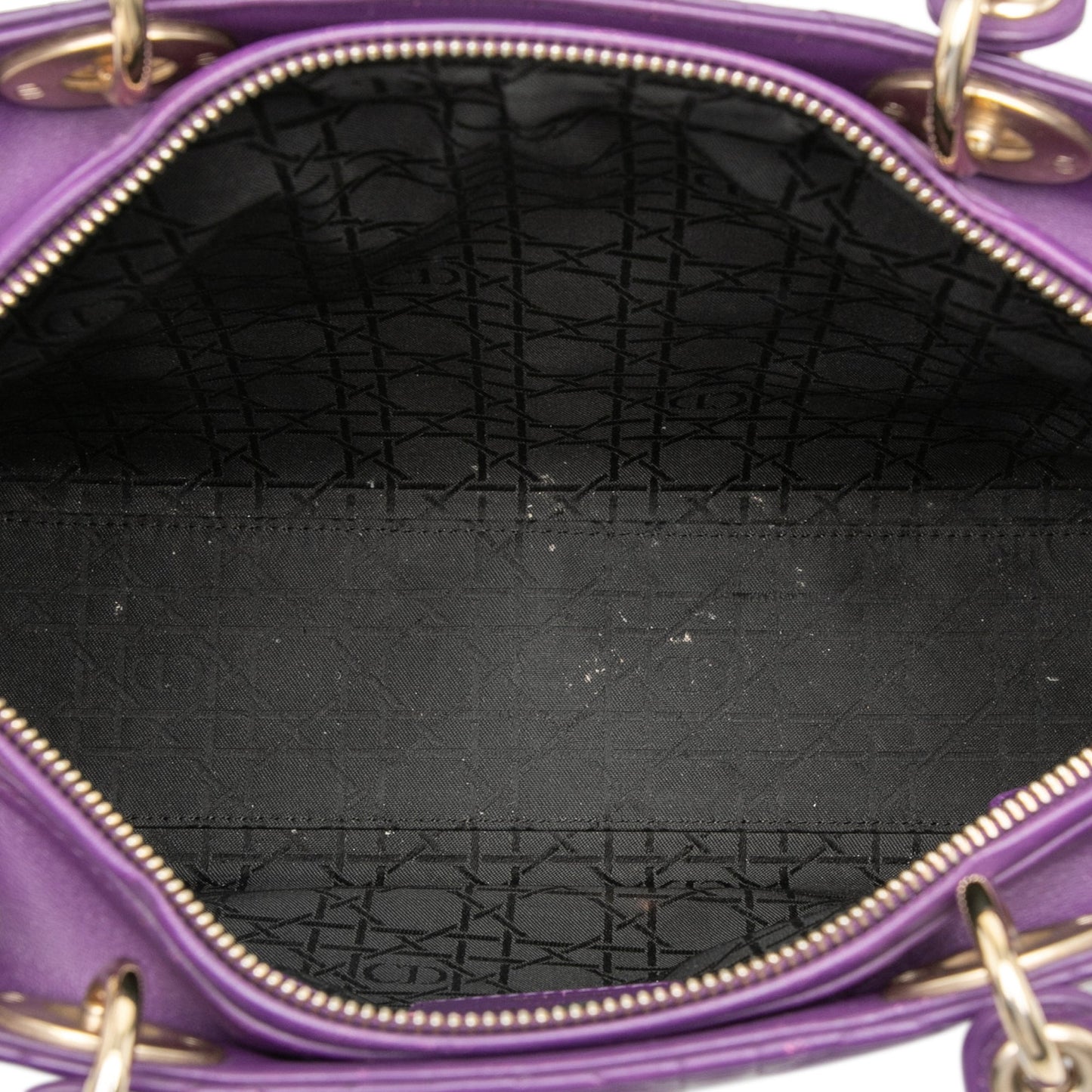 Dior Large Lambskin Cannage Lady Dior