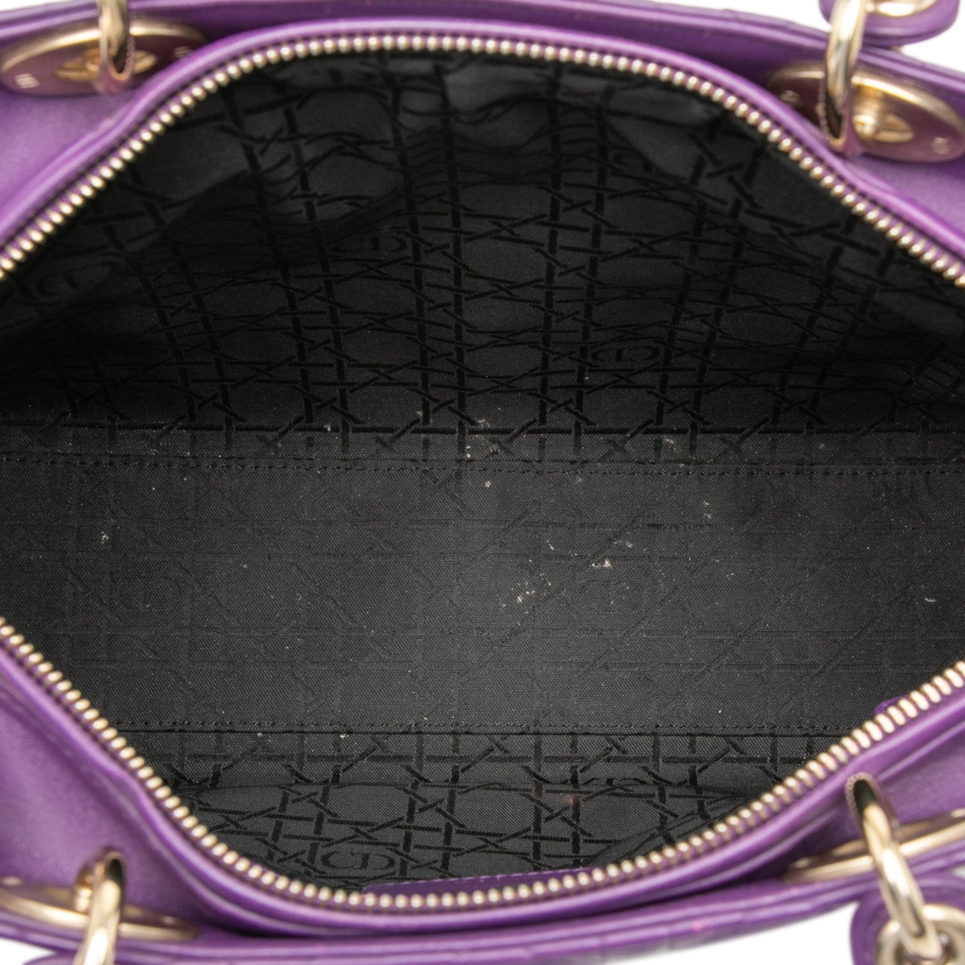 Dior Large Lambskin Cannage Lady Dior