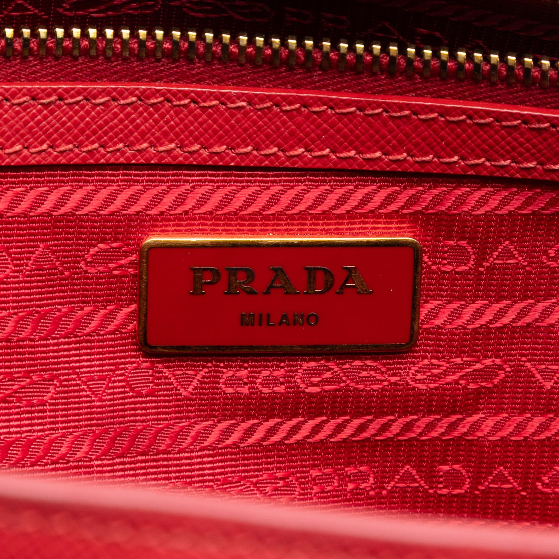 Prada Large Saffiano Lux Galleria Satchel