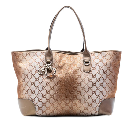 GG Lurex Heart Bit Tote