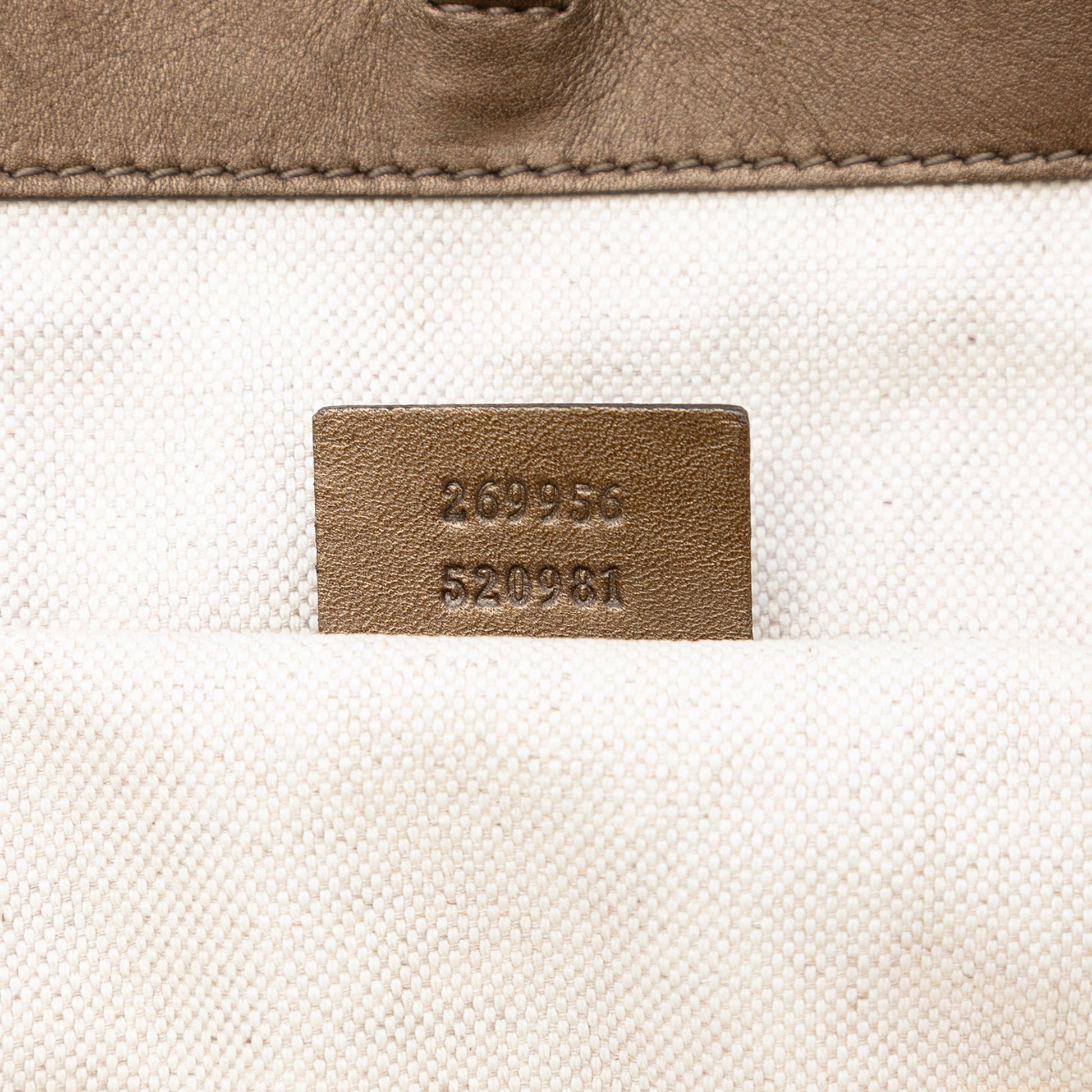 GG Lurex Heart Bit Tote
