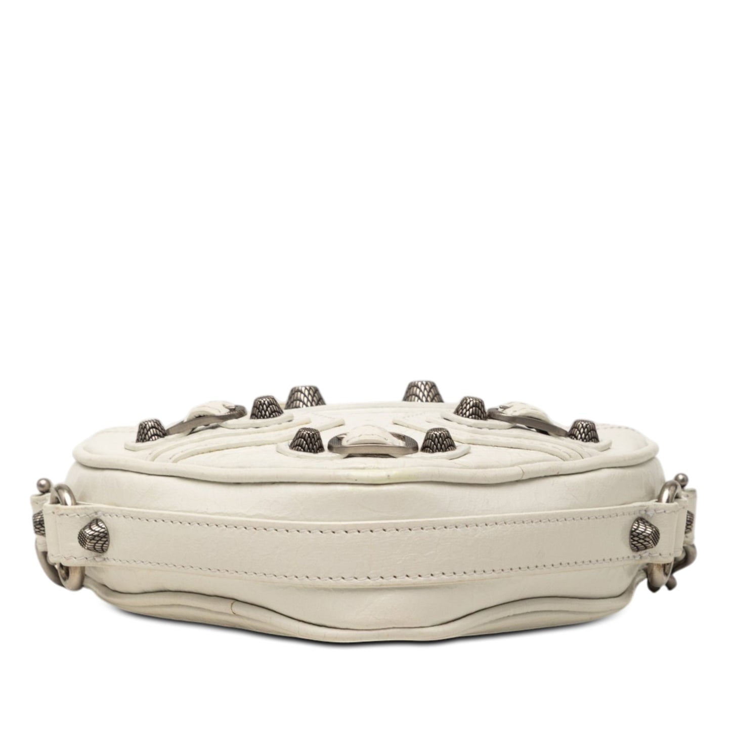 Balenciaga Mini Lambskin Motocross Le Cagole Heart Chain Bag