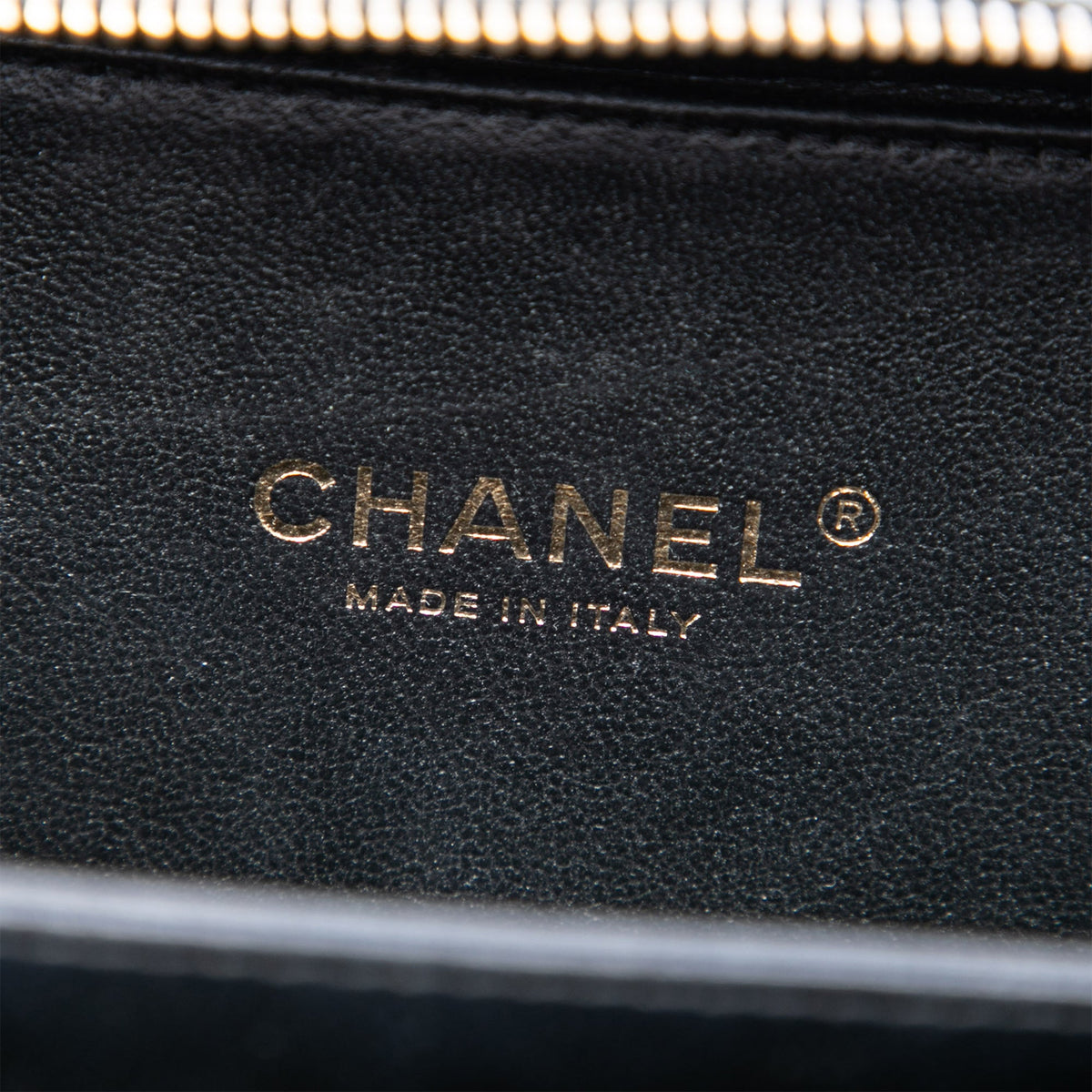 Chanel Small Caviar CC Filigree Vanity Case