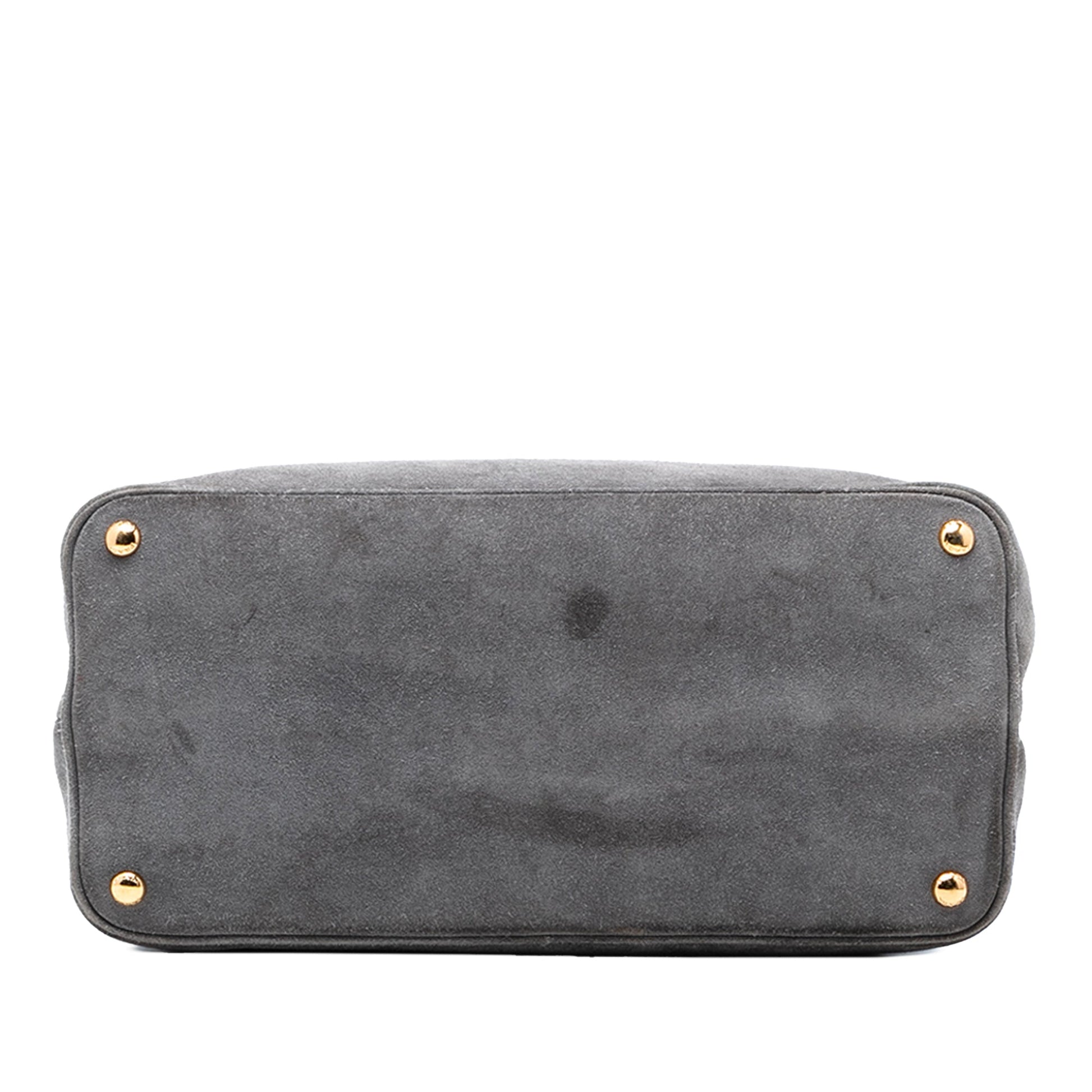 Prada Medium Scamosciato Double Satchel