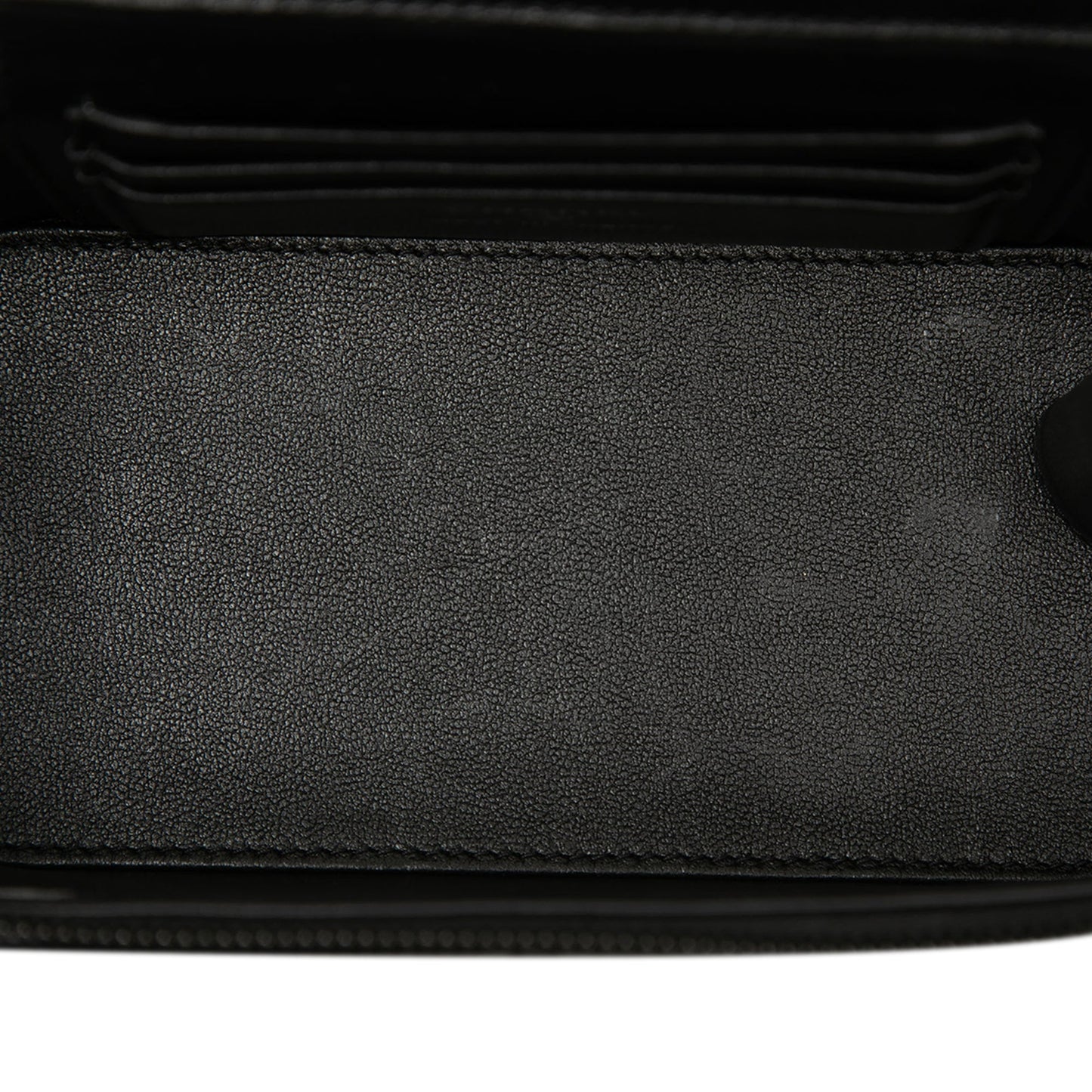 Chanel Small Lambskin So Black Top Handle Vanity Case with Chain
