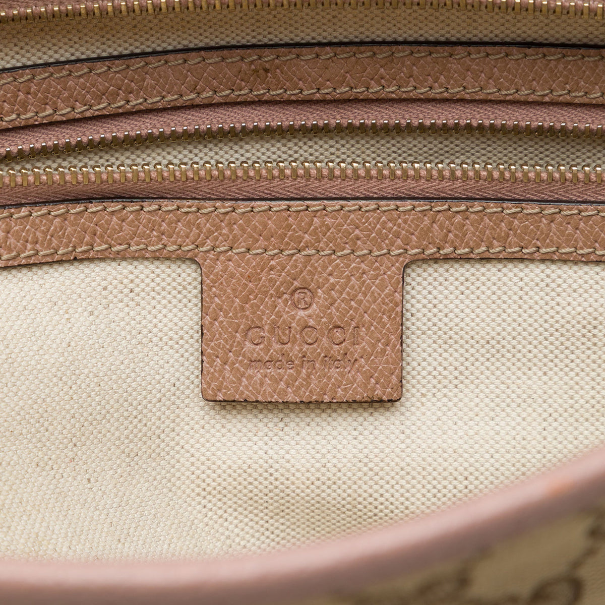 Gucci GG Canvas and Leather Bree Tote