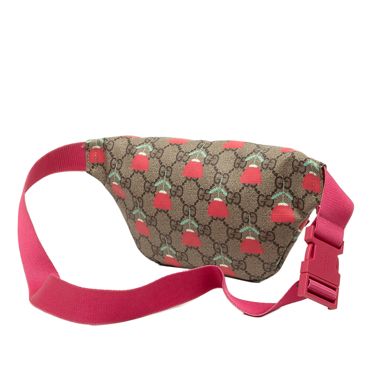 Gucci Kids GG Supreme Tulip Belt Bag — Beige