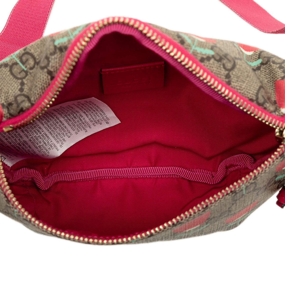 Gucci Kids GG Supreme Tulip Belt Bag — Beige