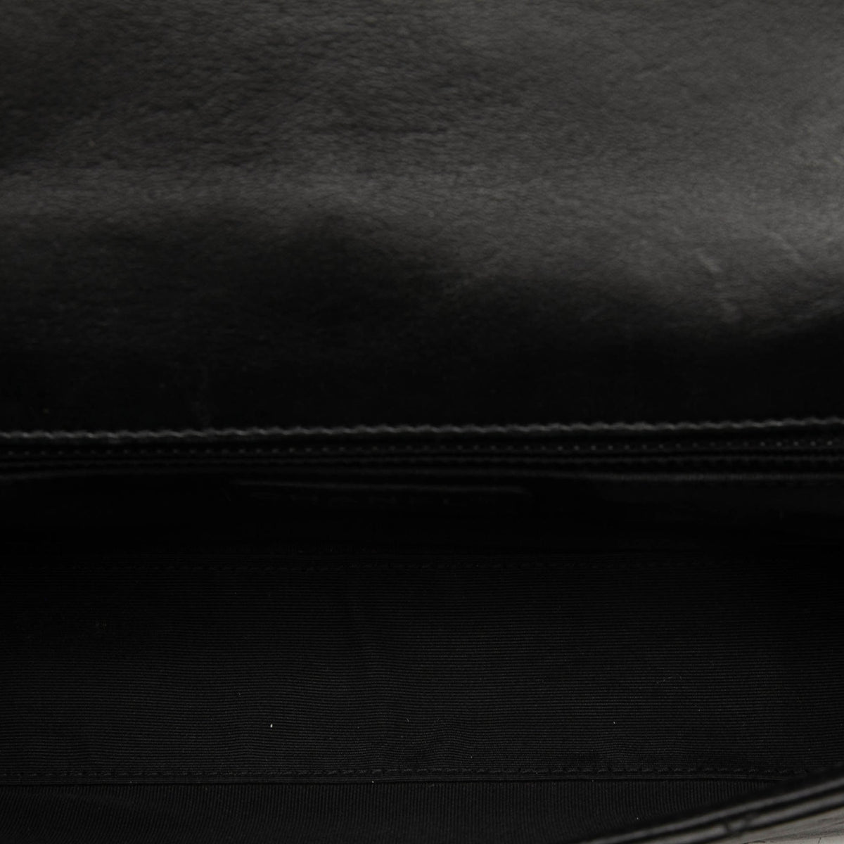 Chanel CC Quilted Calfskin Single Flap — Black