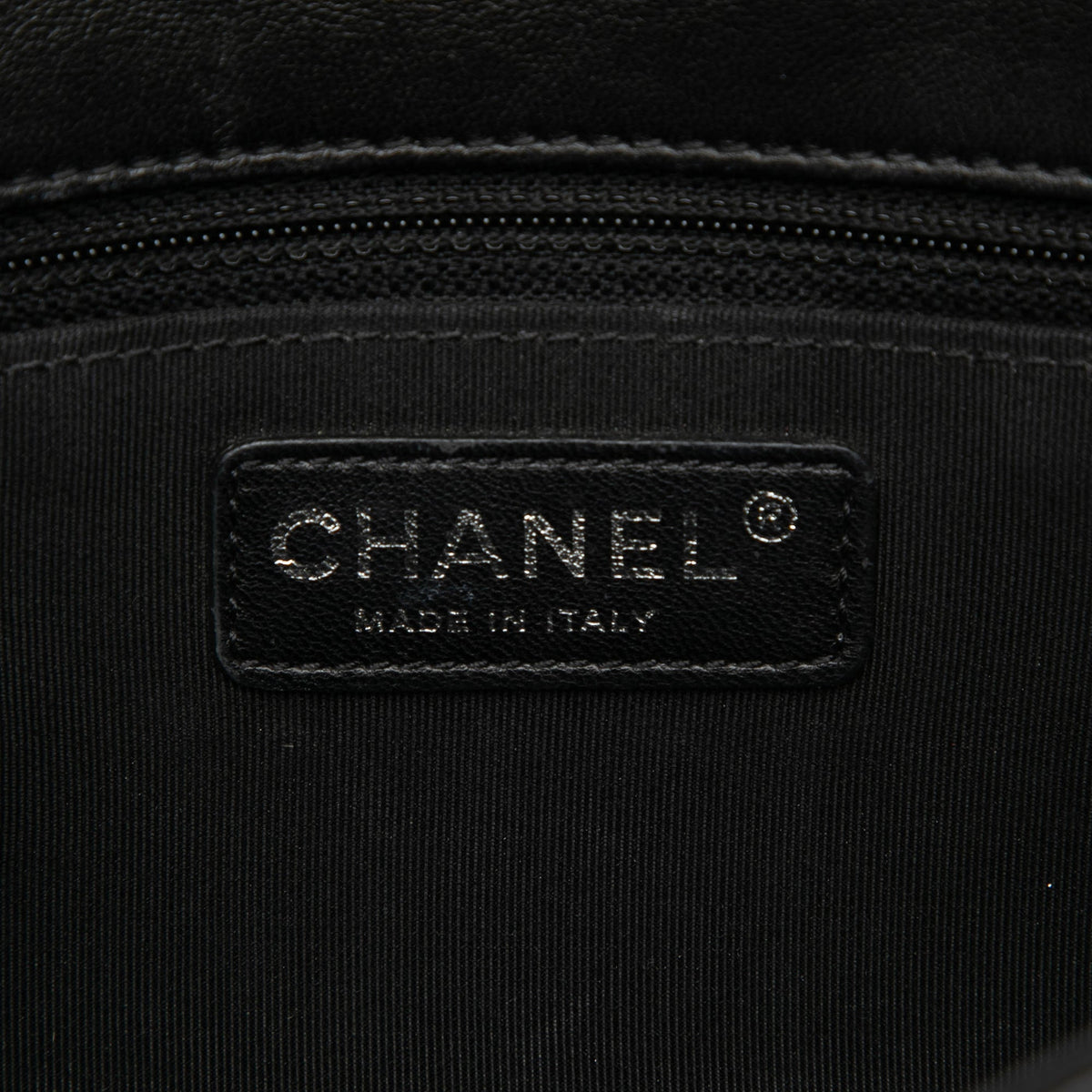 Chanel CC Quilted Calfskin Single Flap — Black