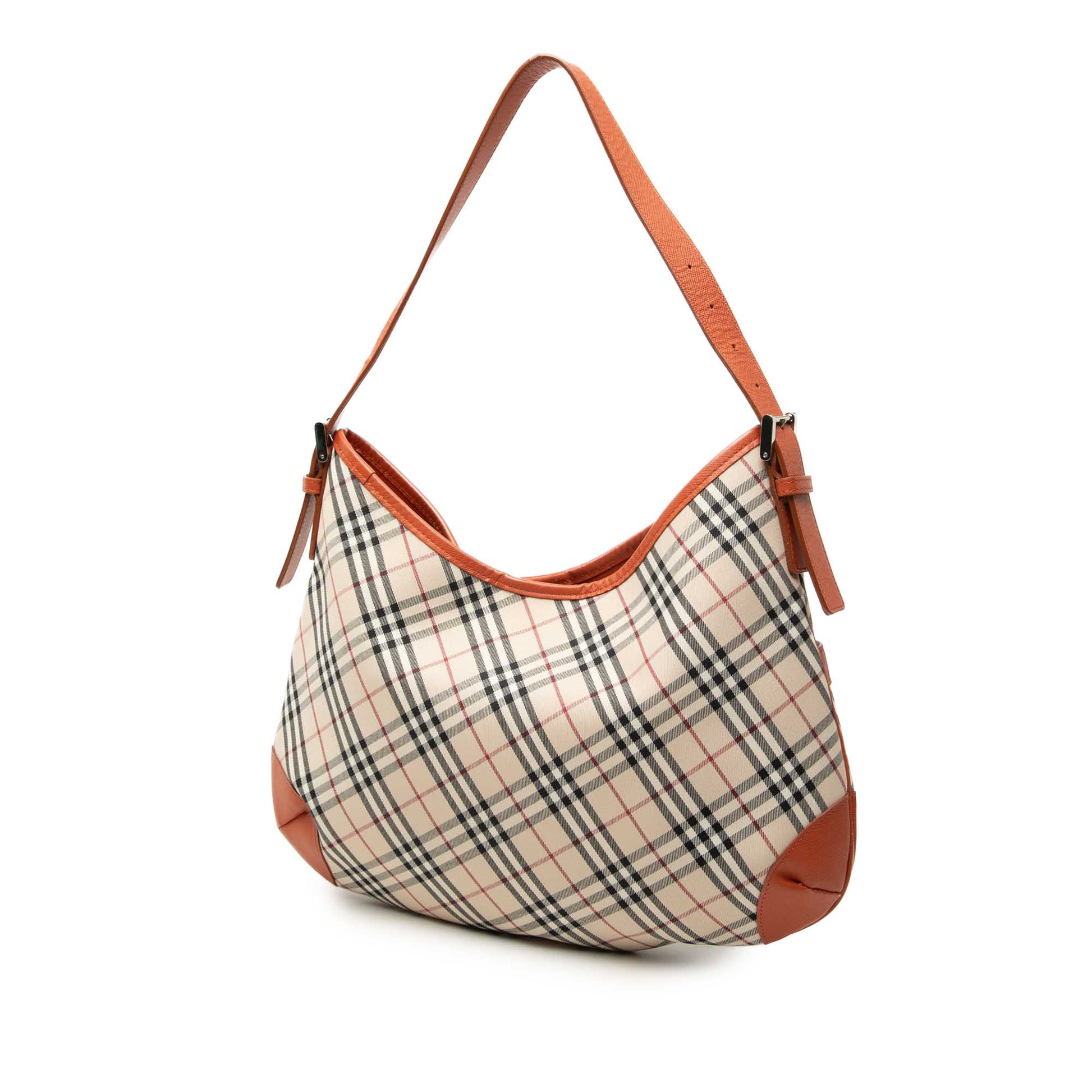 Burberry Nova Check Canvas Hobo
