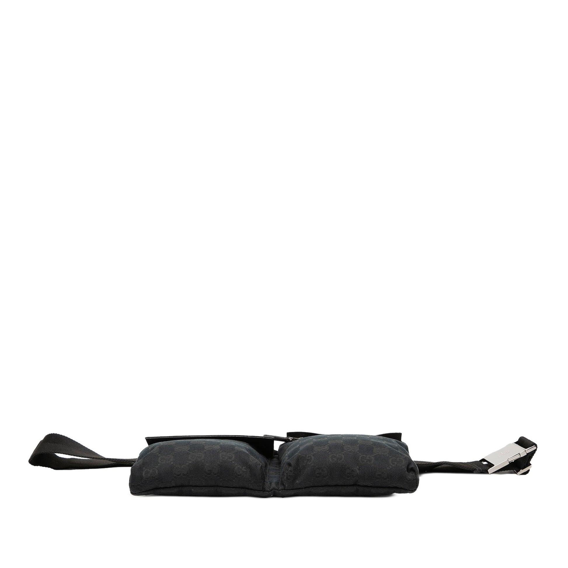 Gucci GG Canvas Double Pocket Belt Bag