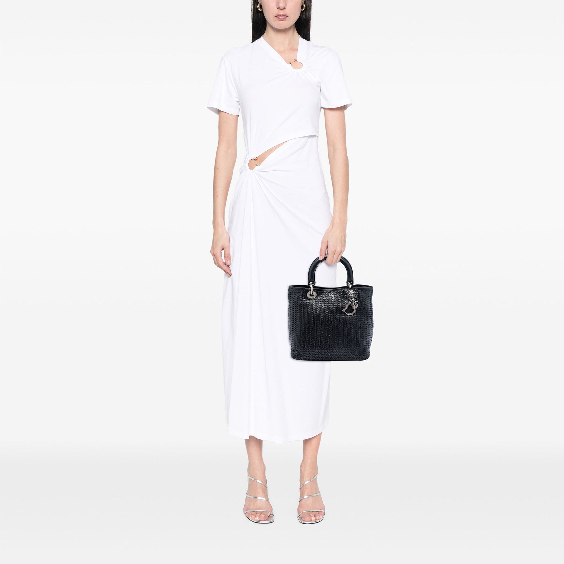 Dior Medium Woven Calfskin Soft Lady Dior