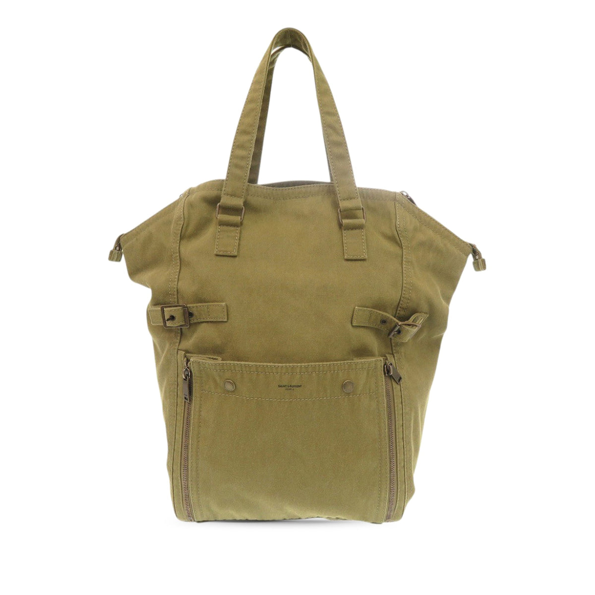 Saint Laurent Large Canvas Downtown Tote