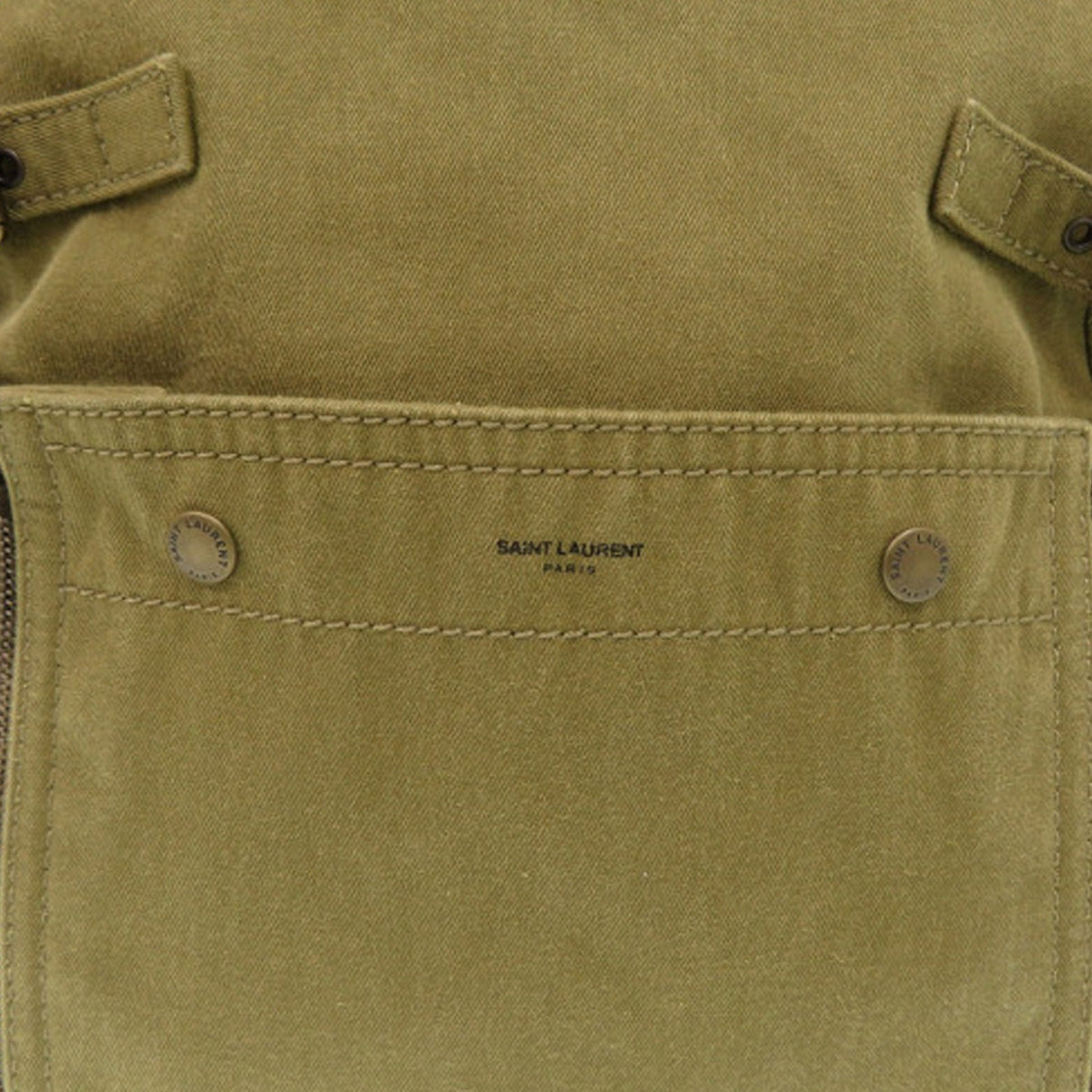 Saint Laurent Large Canvas Downtown Tote
