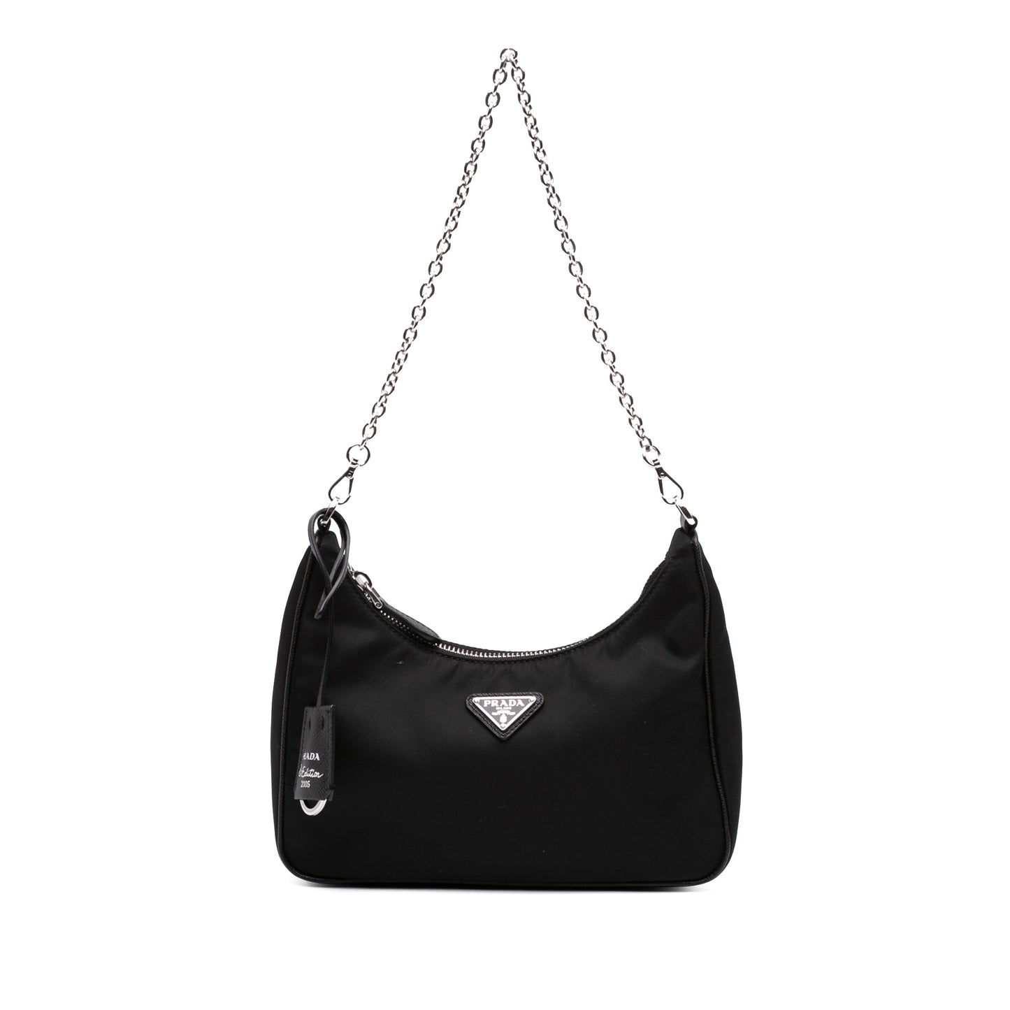 Prada Saffiano Trimmed Re Nylon Re Edition 2005 Satchel