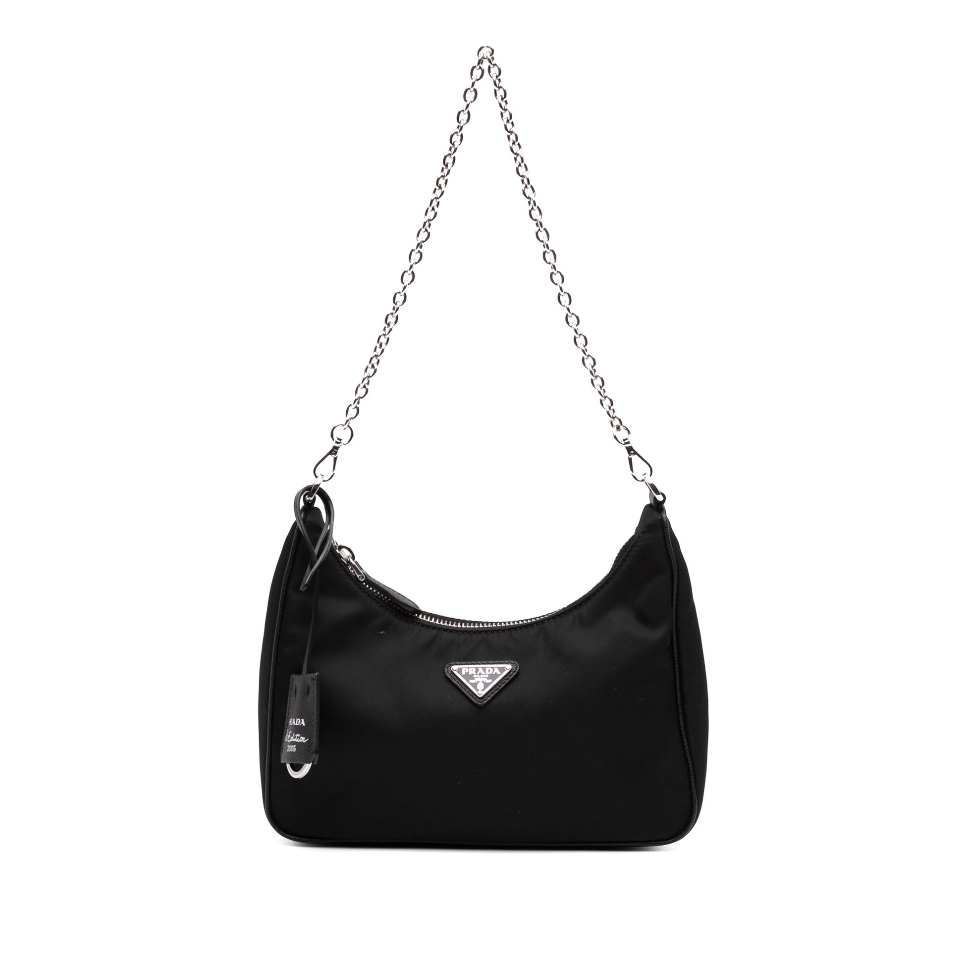 Prada Saffiano Trimmed Re Nylon Re Edition 2005 Satchel