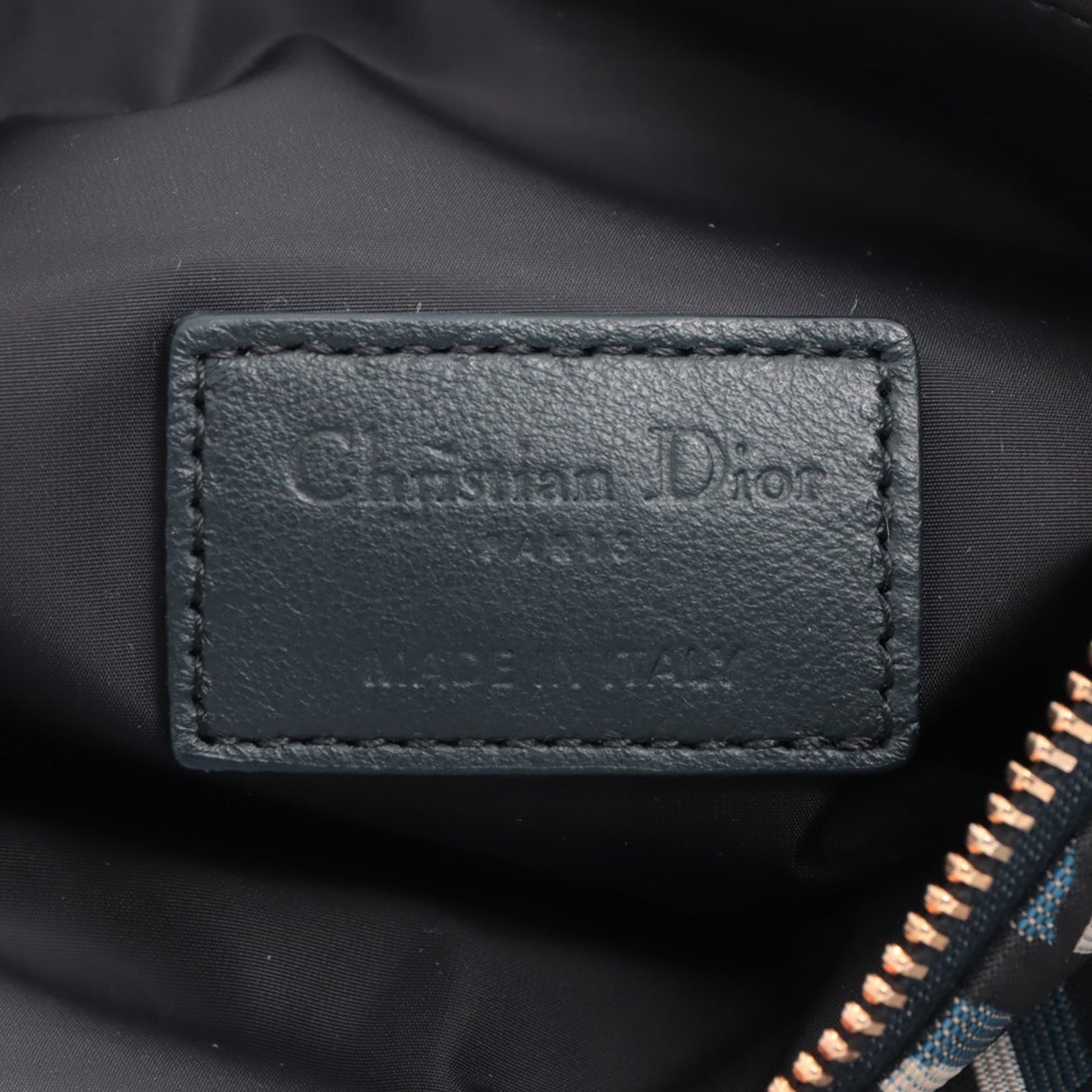 Dior DiorTravel Technical Fabric Macrocannage Nomad Pouch