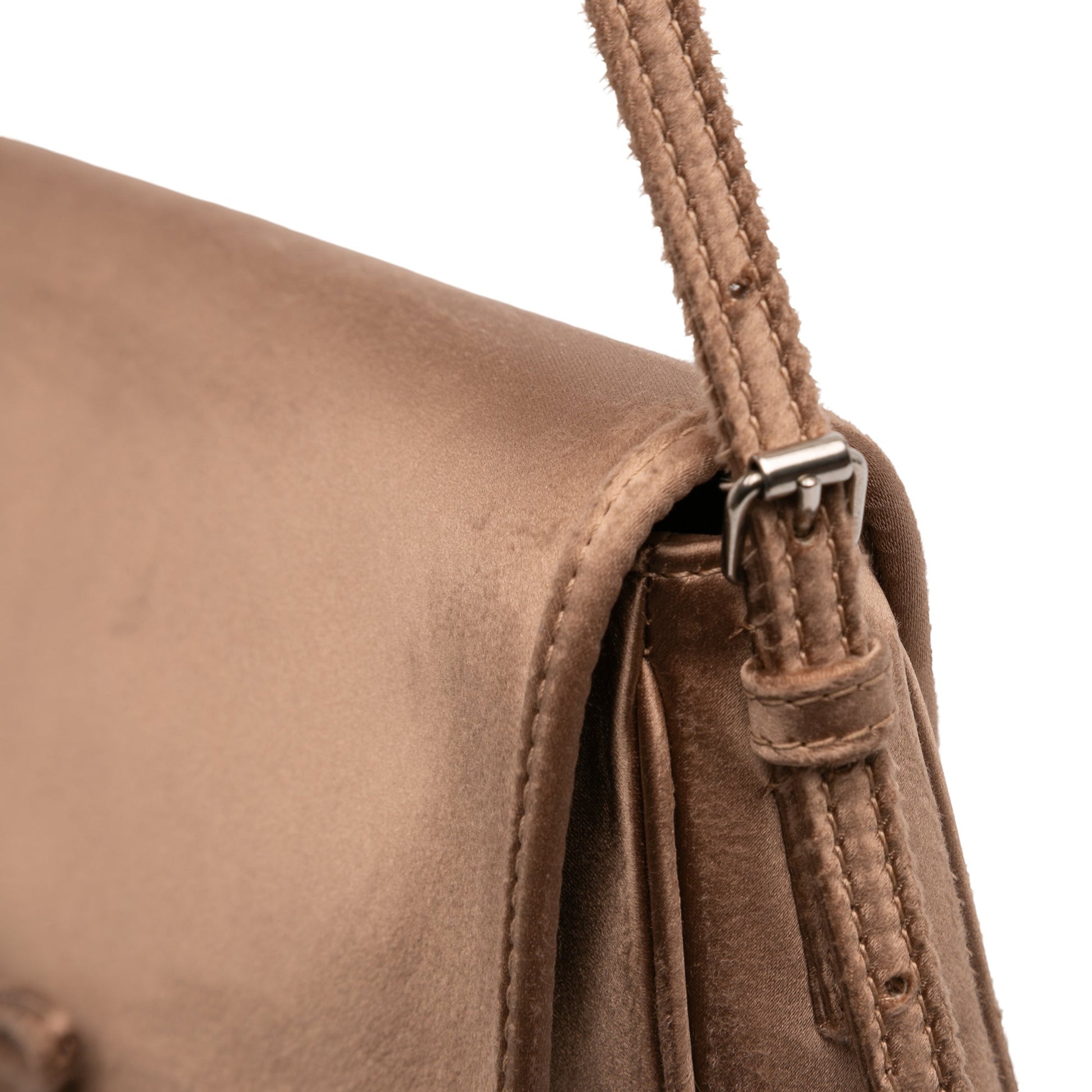 Distressed Satin Leopolda Pochette