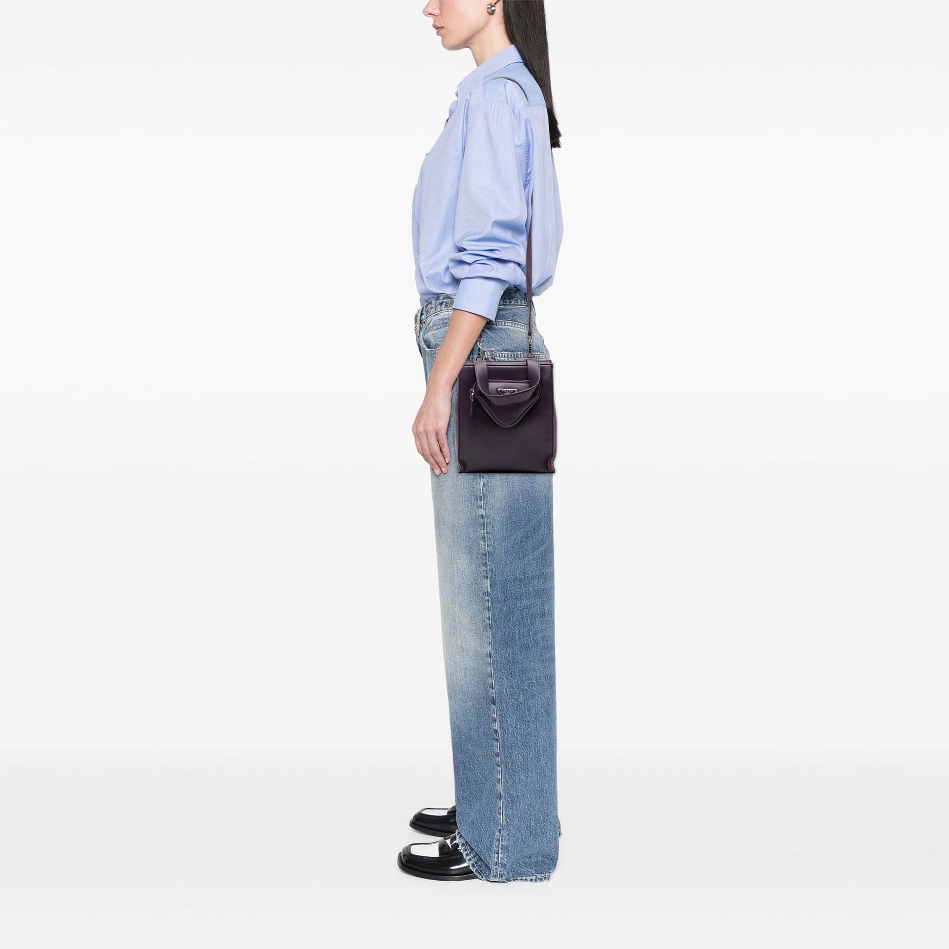 Prada Nappa Front Pocket Satchel