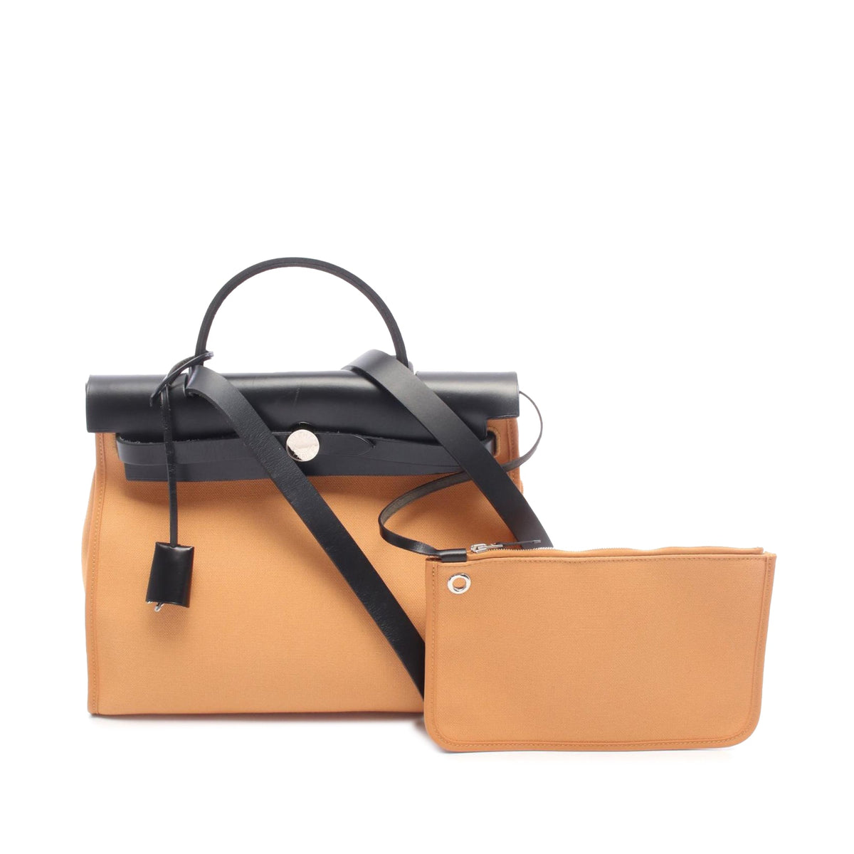Hermès Toile Herbag Zip 31 — Brown