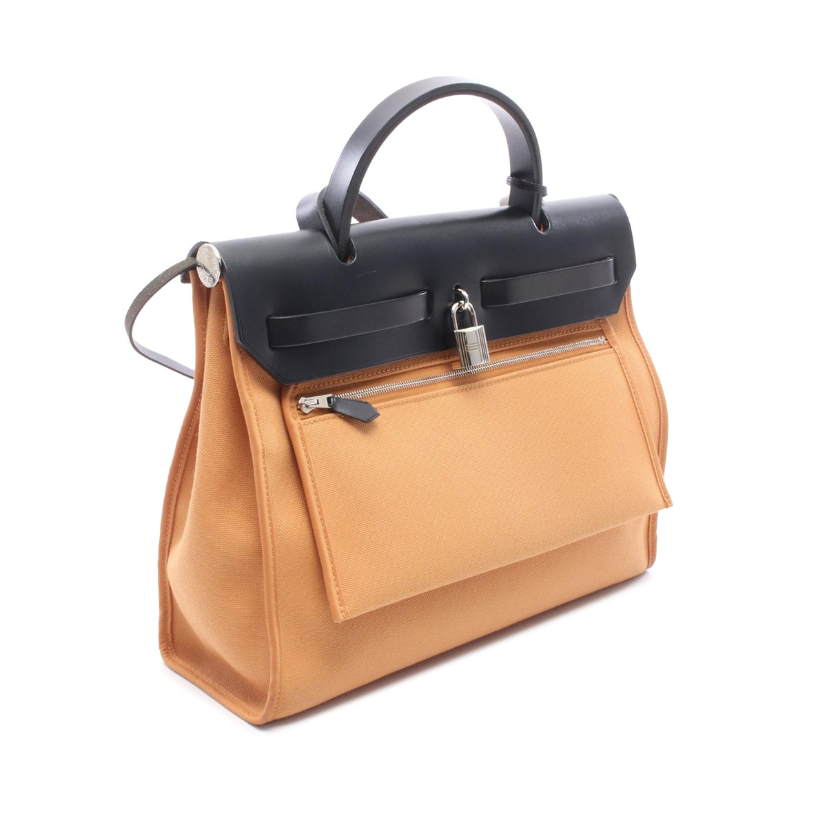 Hermès Toile Herbag Zip 31 — Brown