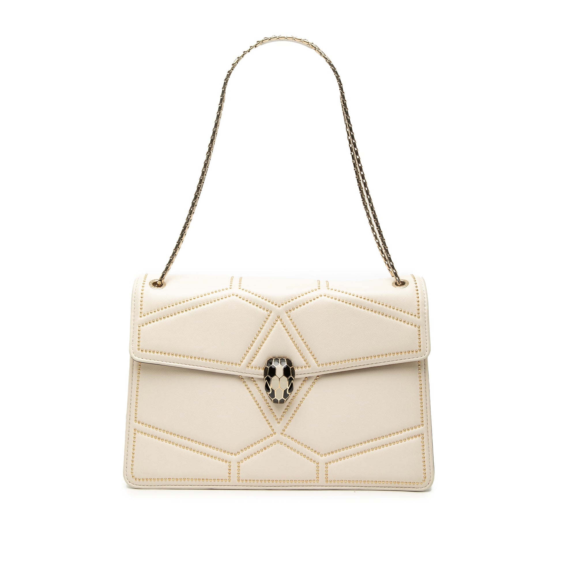 Bvlgari Studded Leather Diamond Blast Serpenti Forever Crossbody
