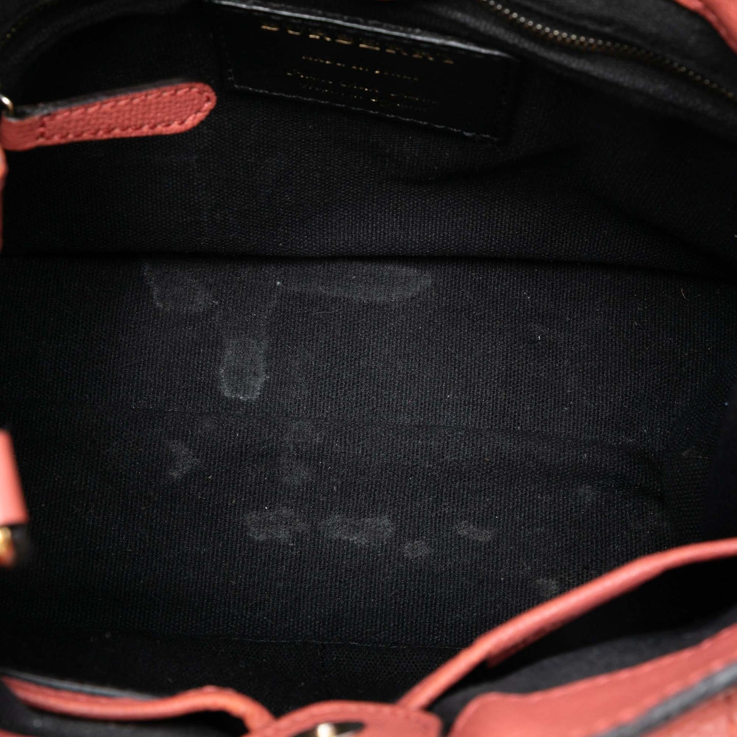 Burberry Small Grainy Calfskin and House Check Banner Satchel