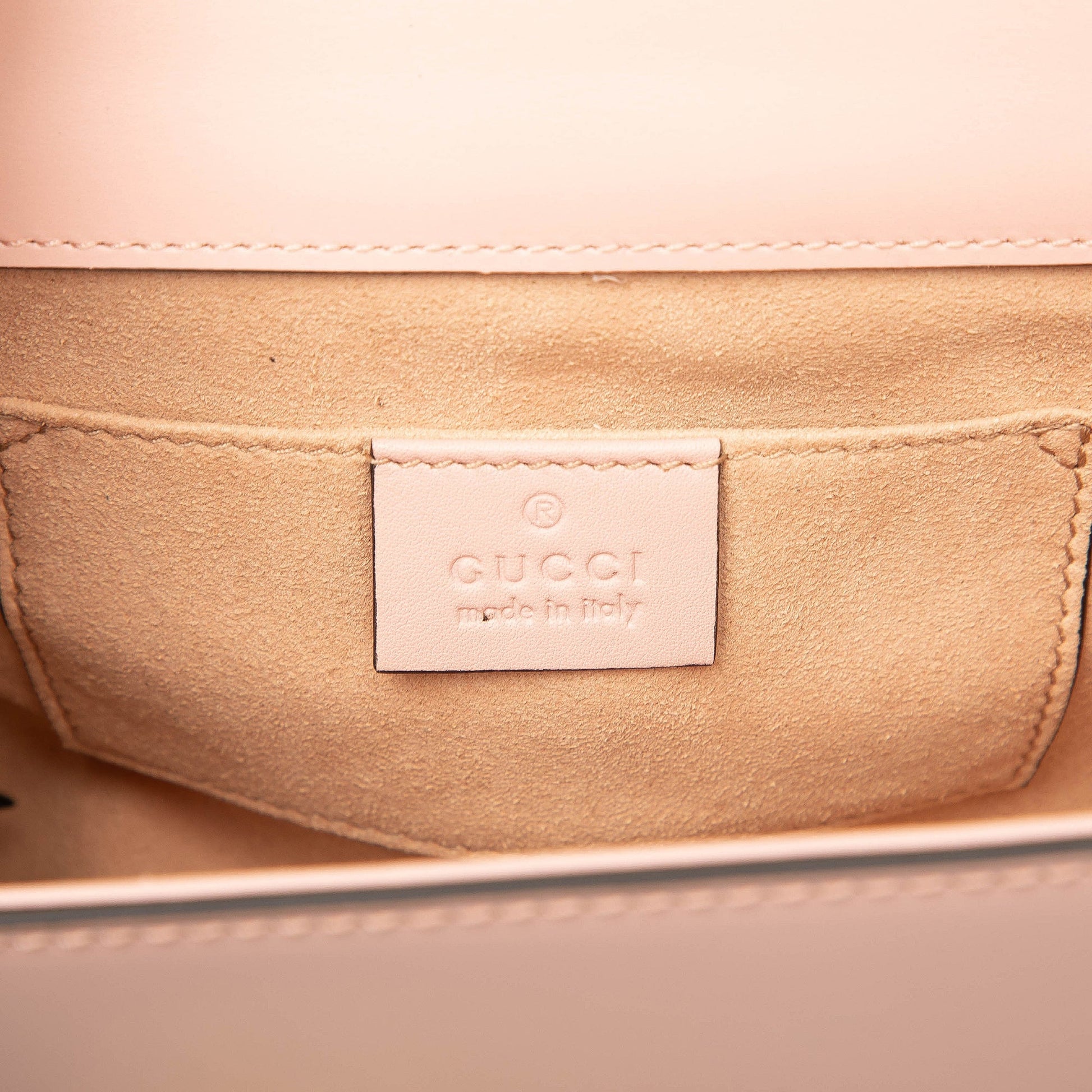 Gucci Small Crystal Embellished Leather Star Padlock Crossbody