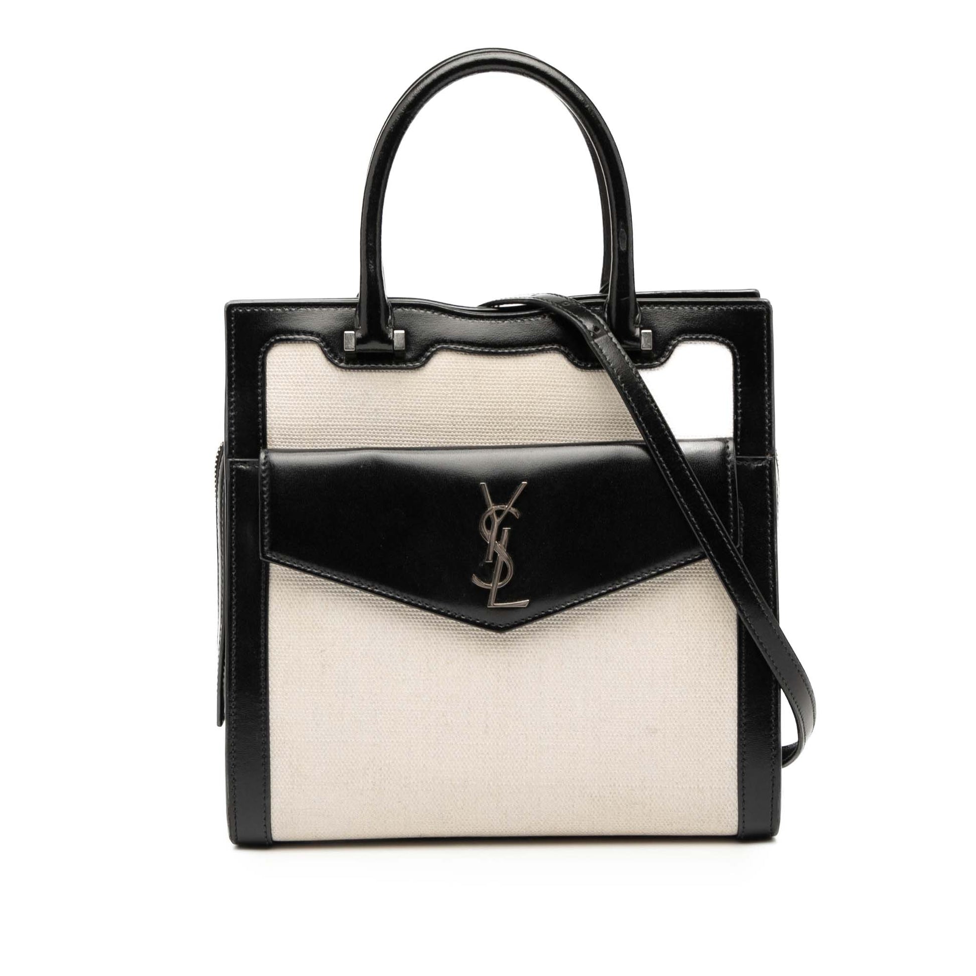 Saint Laurent Small Canvas Uptown Satchel