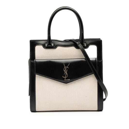 Saint Laurent Small Canvas Uptown Satchel