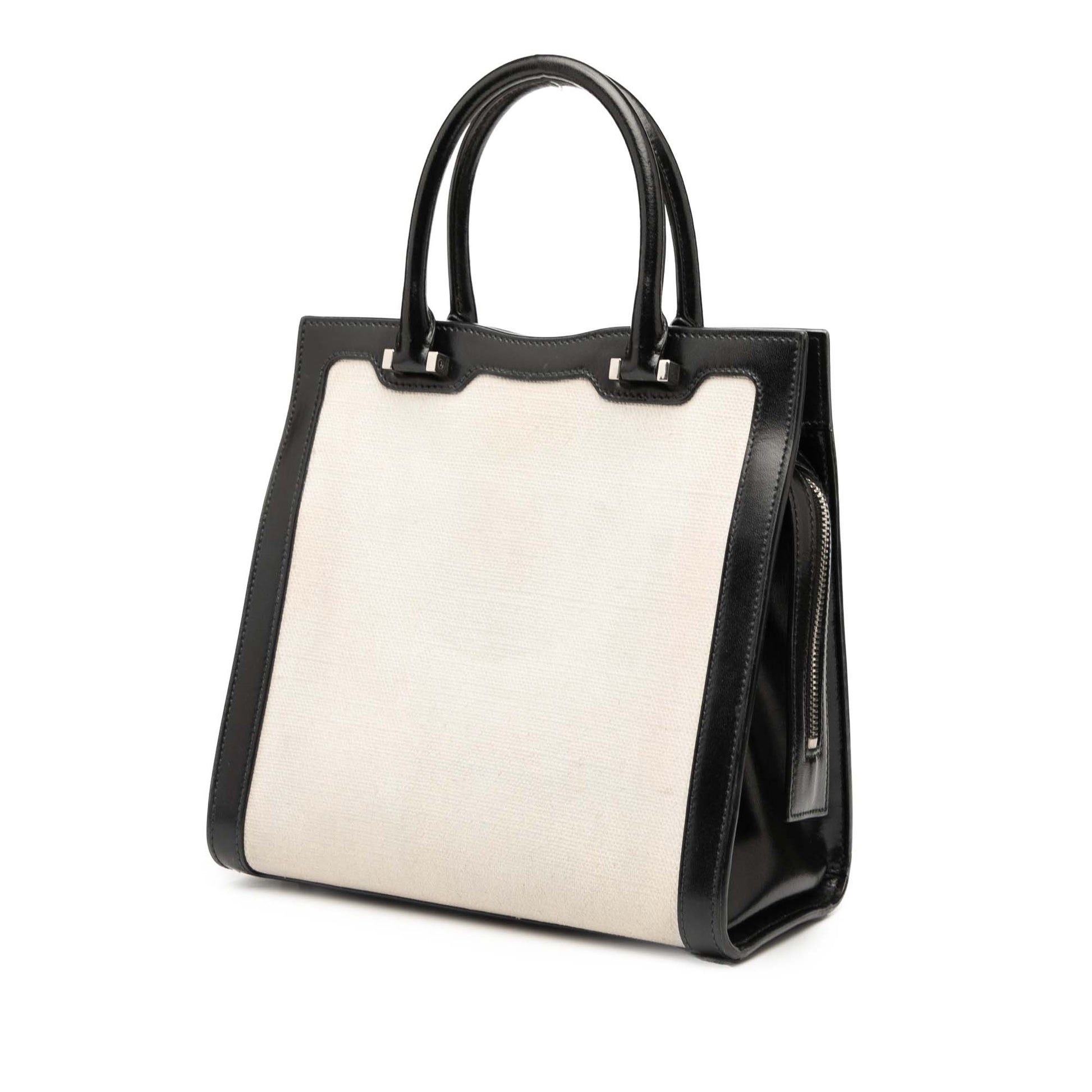 Saint Laurent Small Canvas Uptown Satchel
