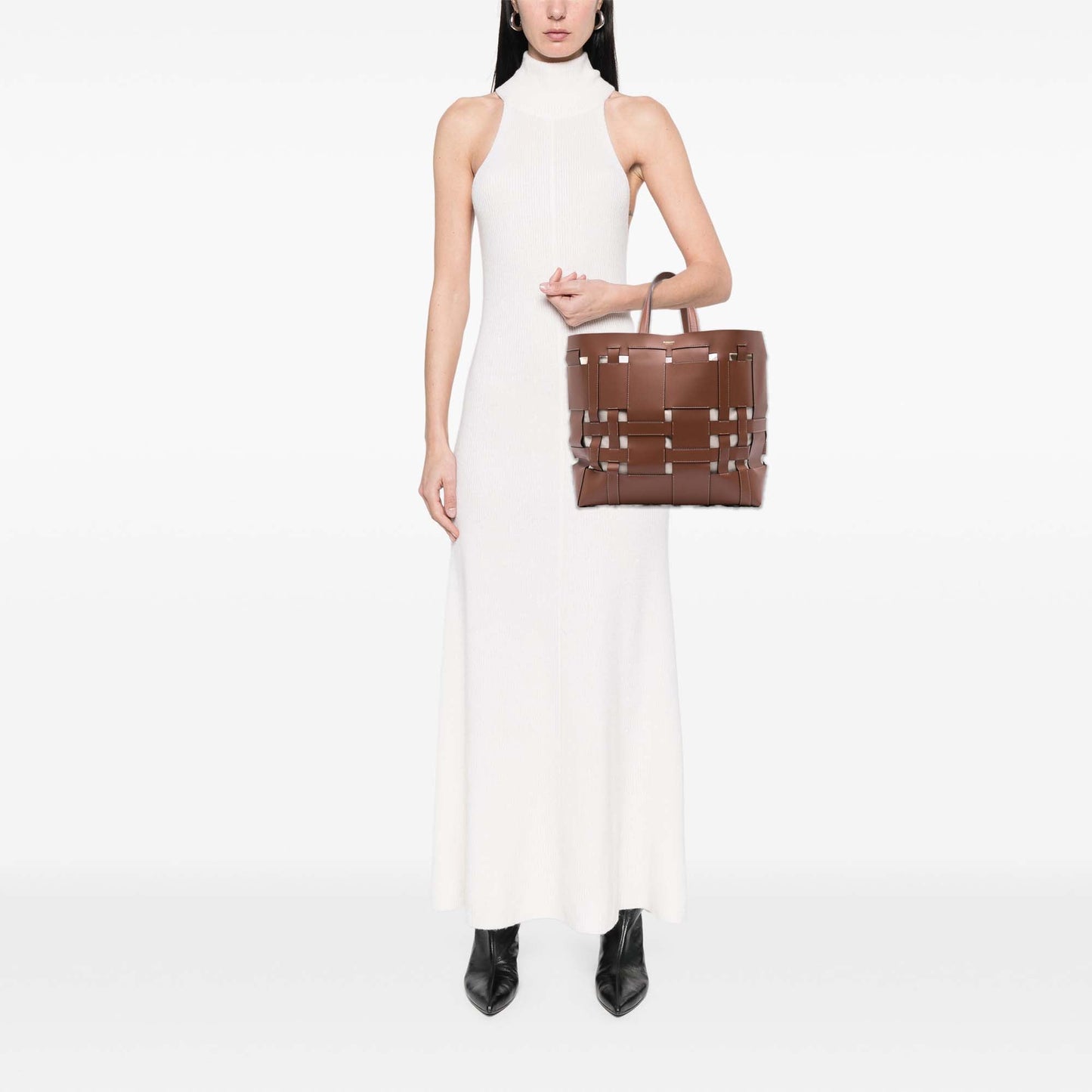 Burberry Large Leather Foster Tote