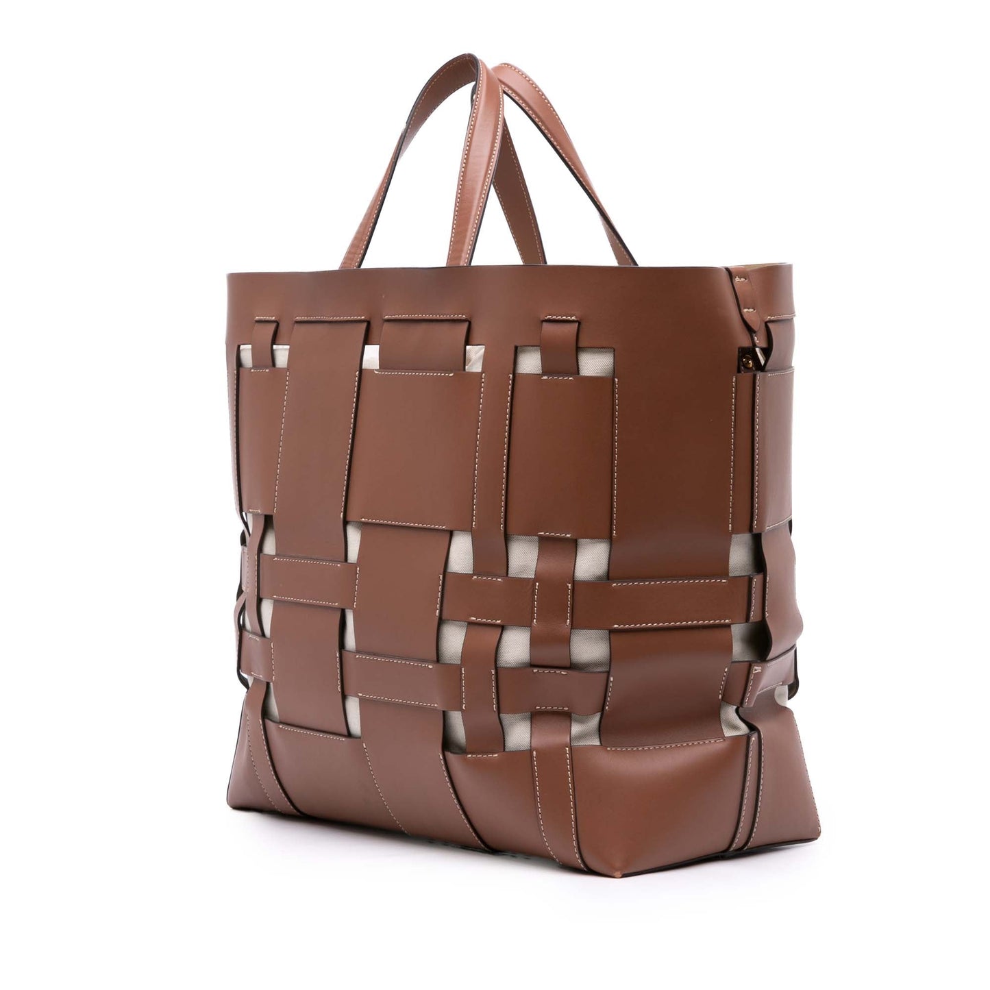 Burberry Large Leather Foster Tote