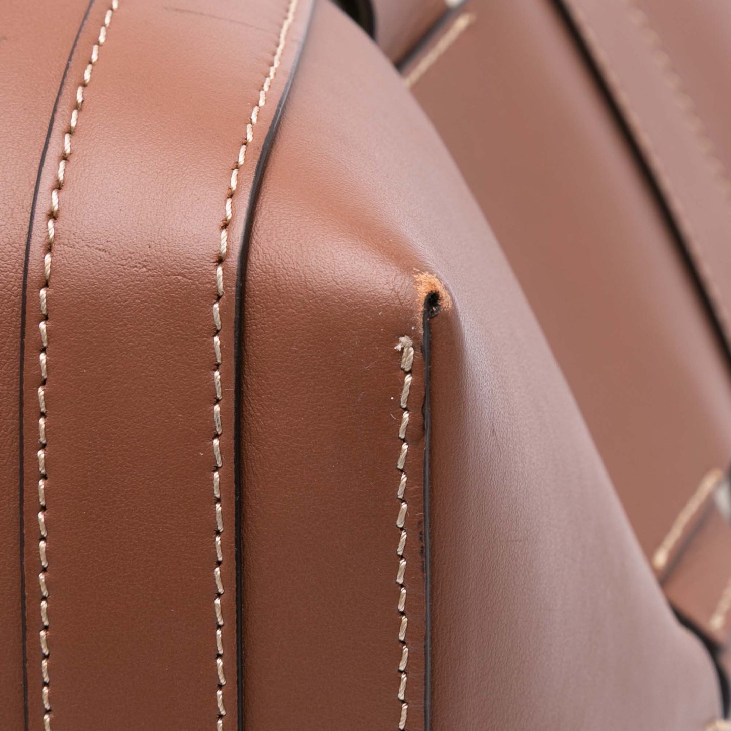 Burberry Large Leather Foster Tote