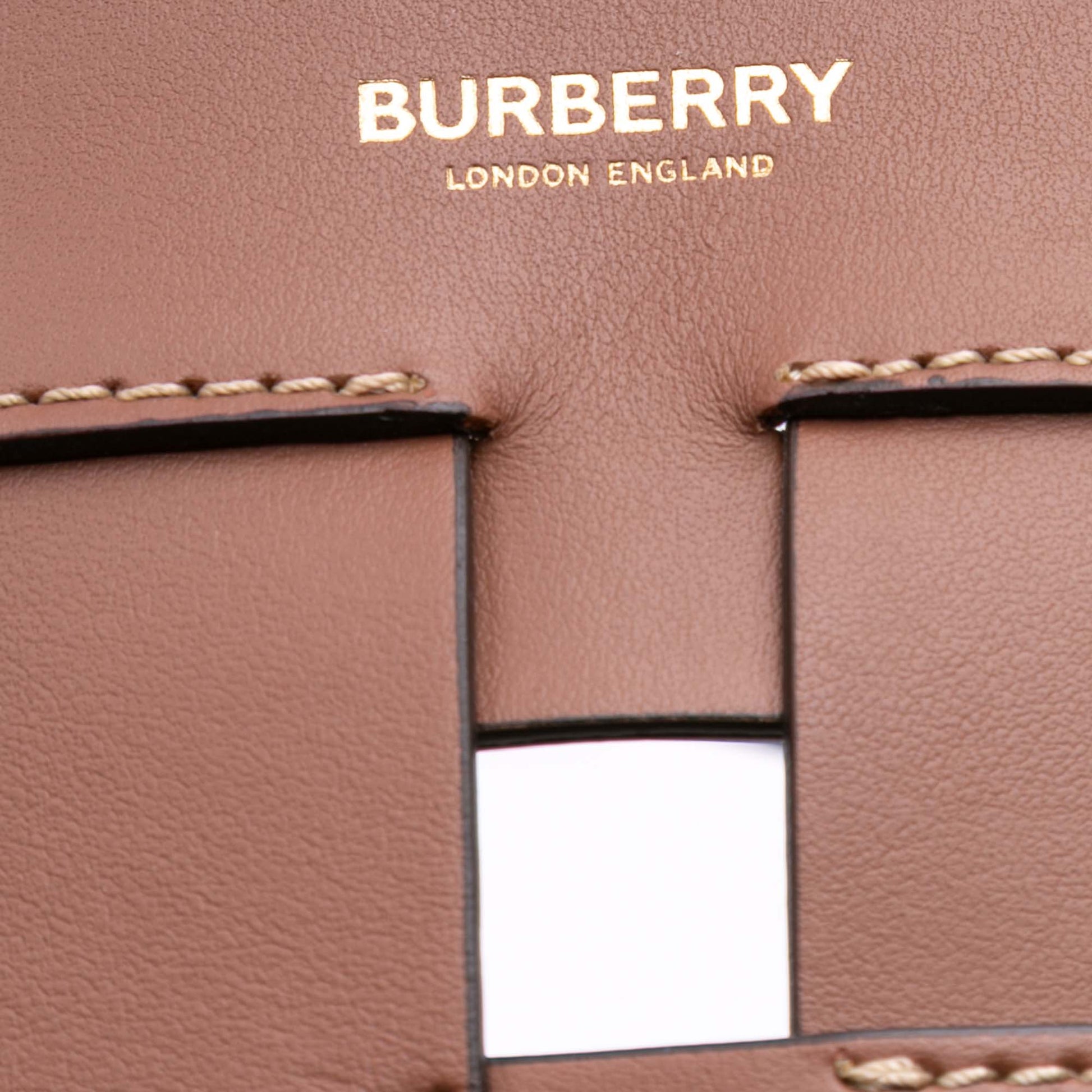Burberry Large Leather Foster Tote